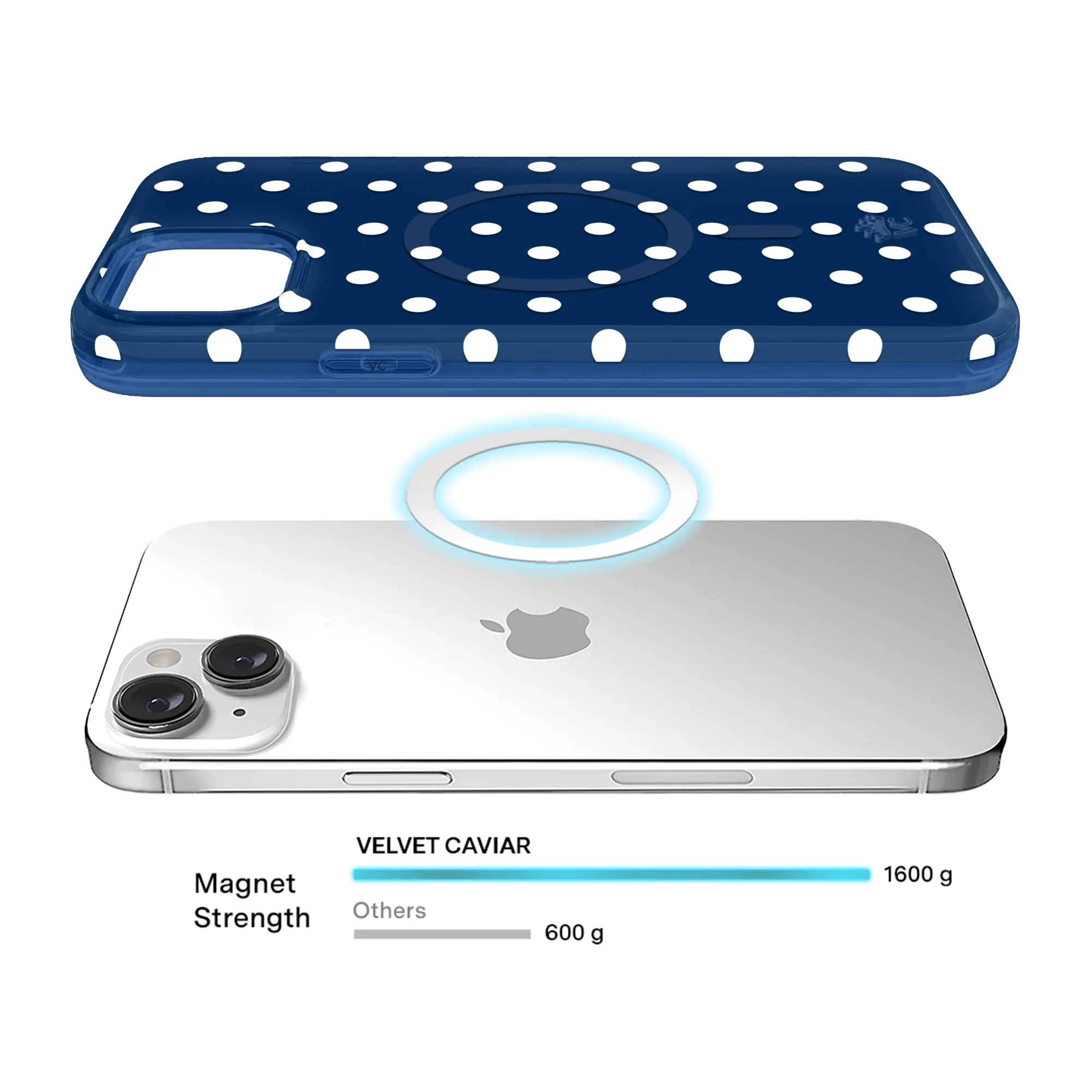 Midnight Polka Dot iPhone Case - Image 24