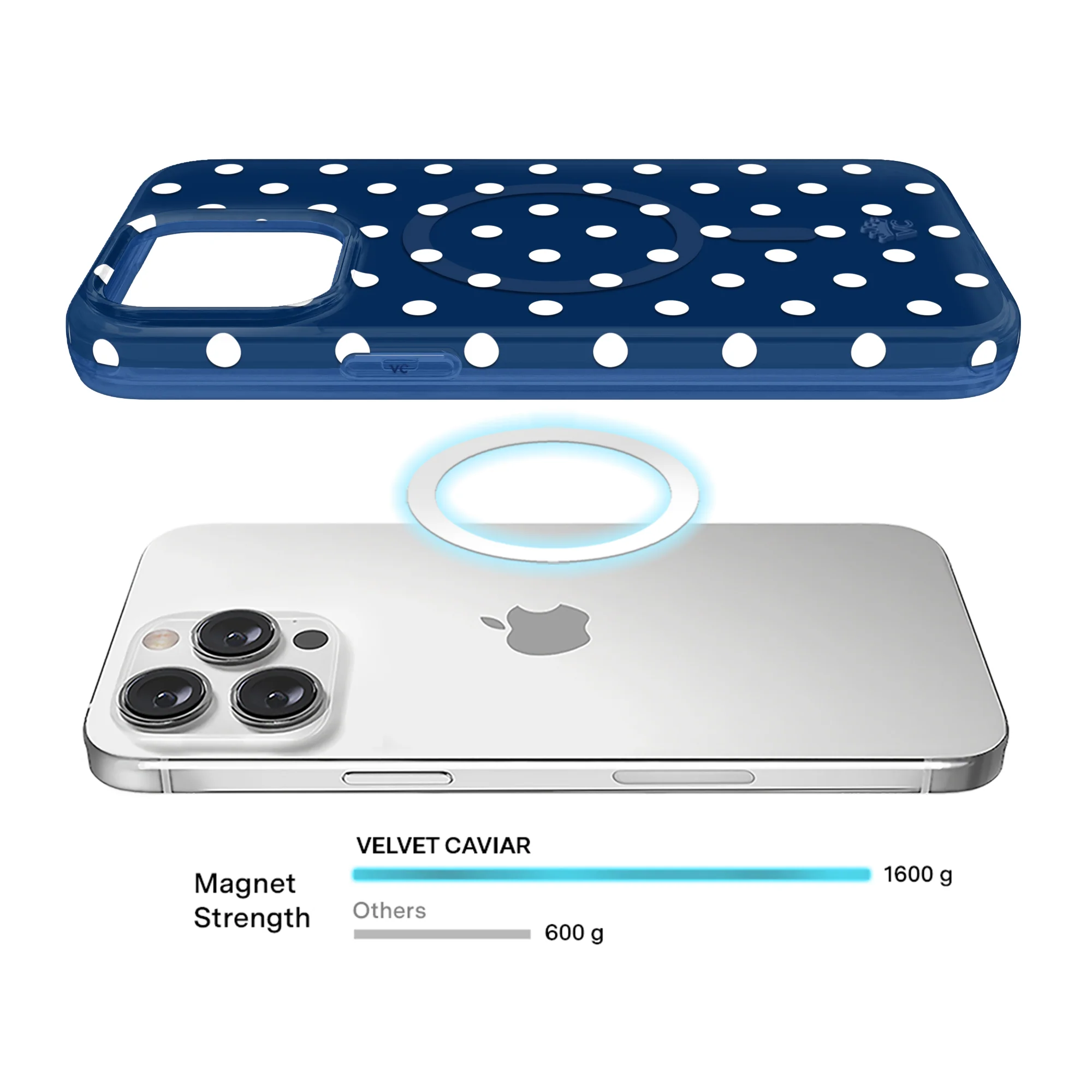 Midnight Polka Dot iPhone Case - Image 29