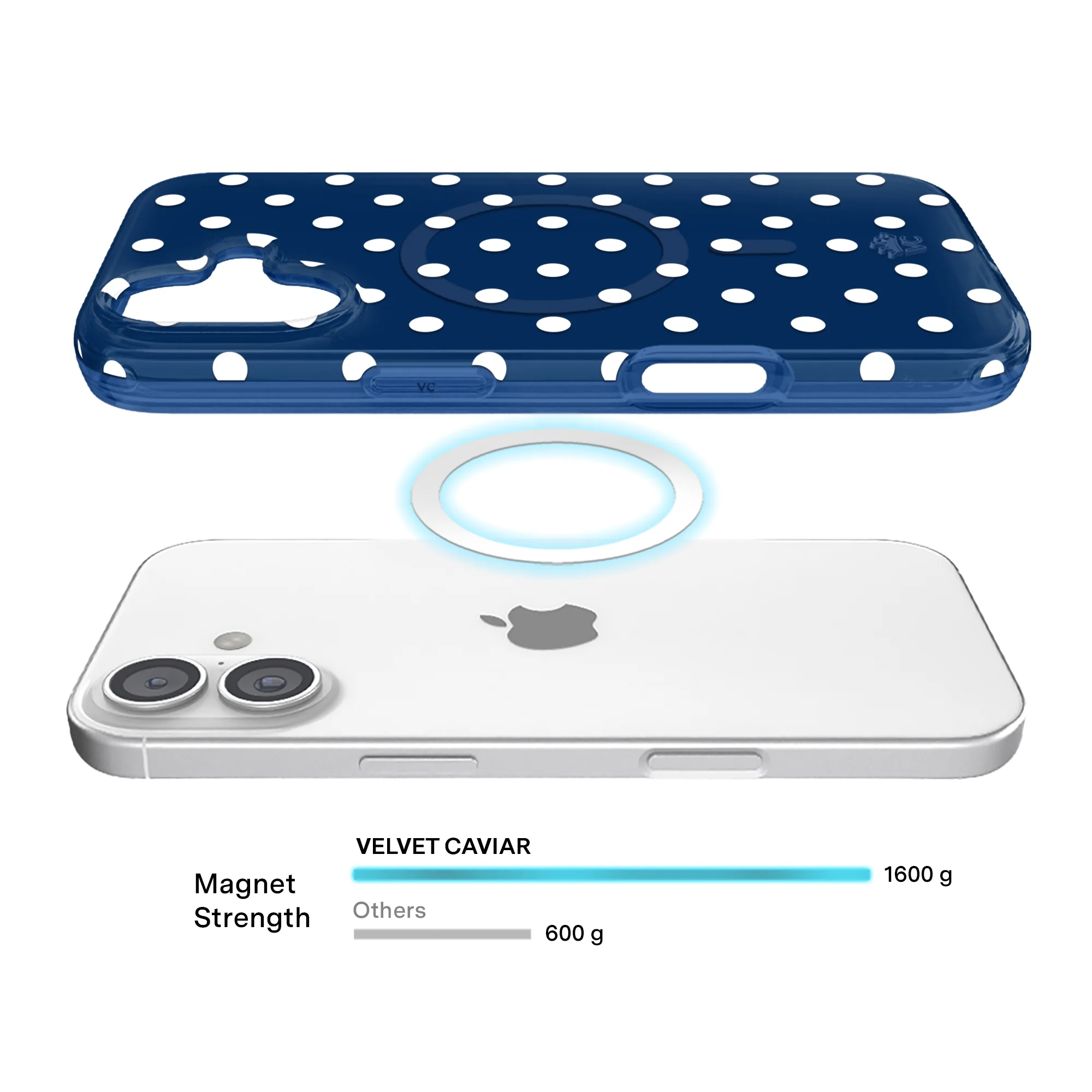 Midnight Polka Dot iPhone Case - Image 44