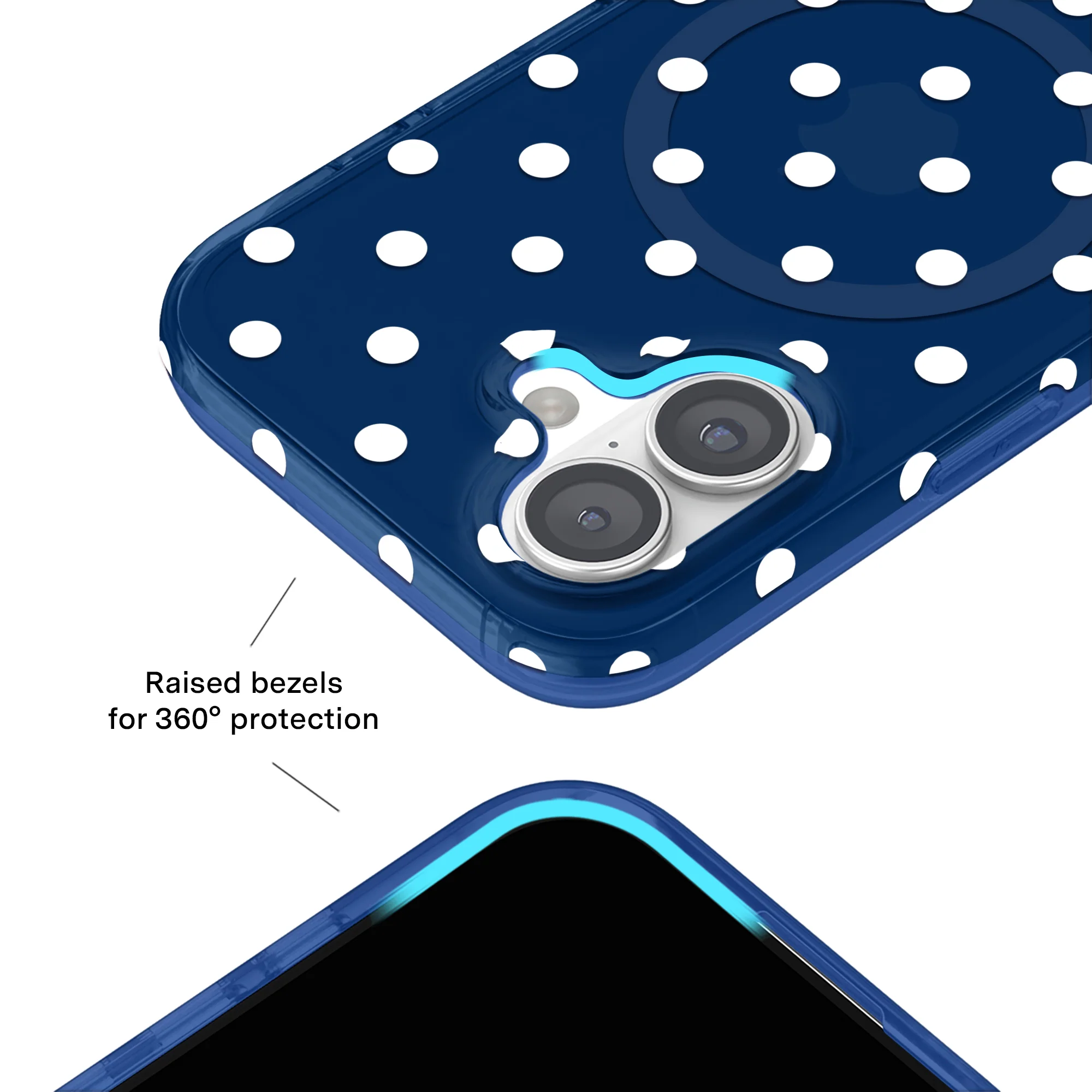 Midnight Polka Dot iPhone Case - Image 58