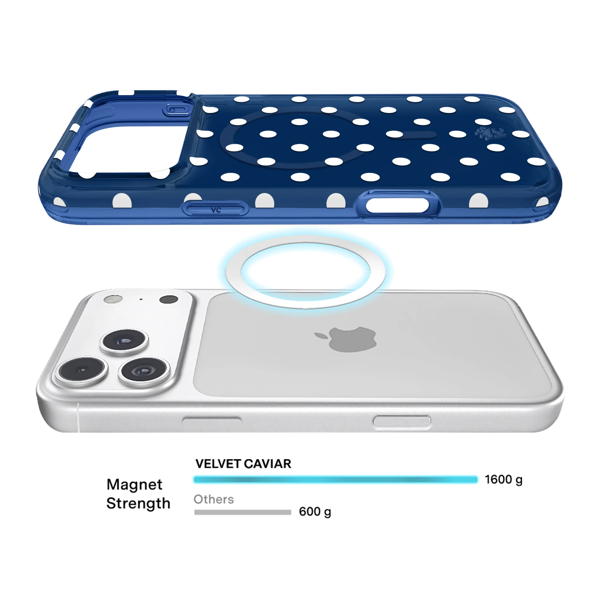Midnight Polka Dot iPhone Case - Image 70