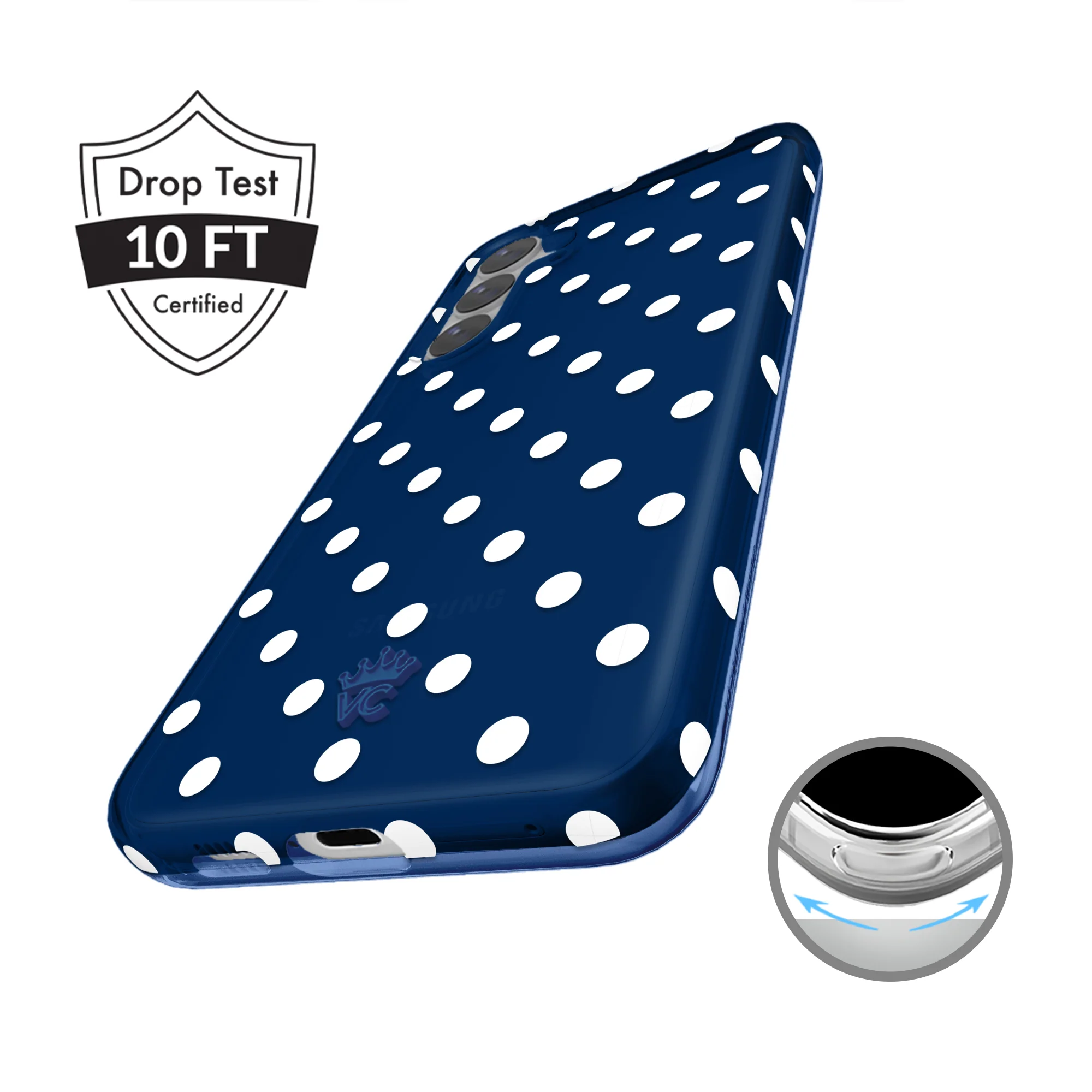 Midnight Polka Dot Samsung Case - Image 22