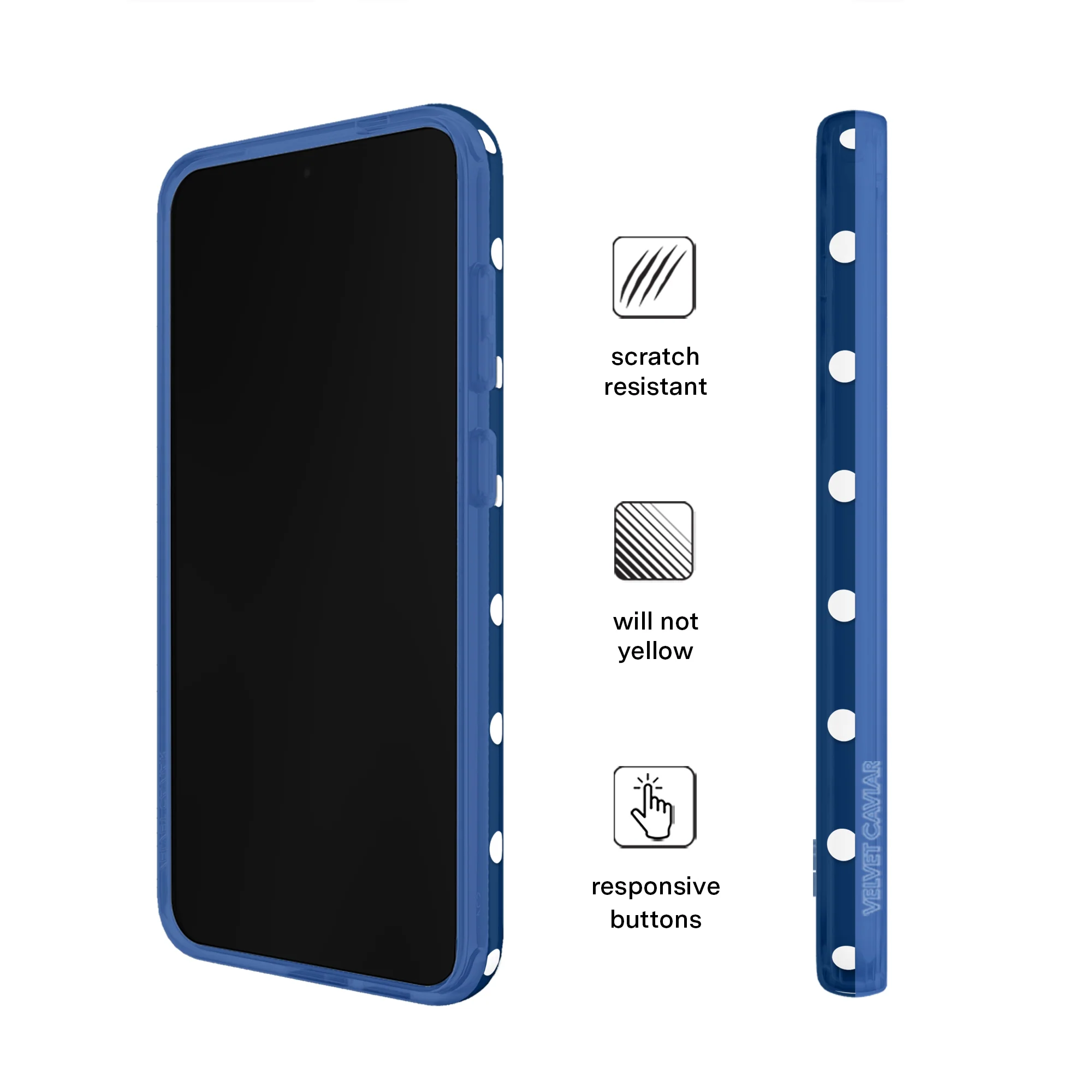 Midnight Polka Dot Samsung Case - Image 25
