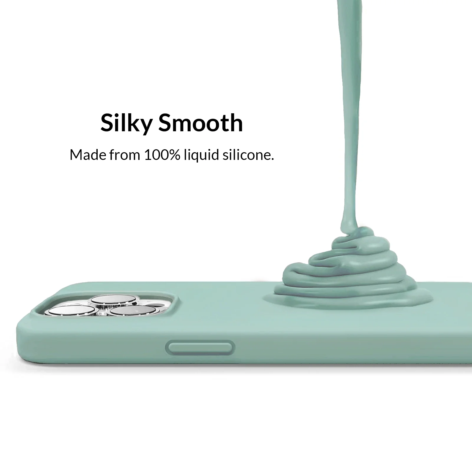 Mint Silicone iPhone Case - Image 10