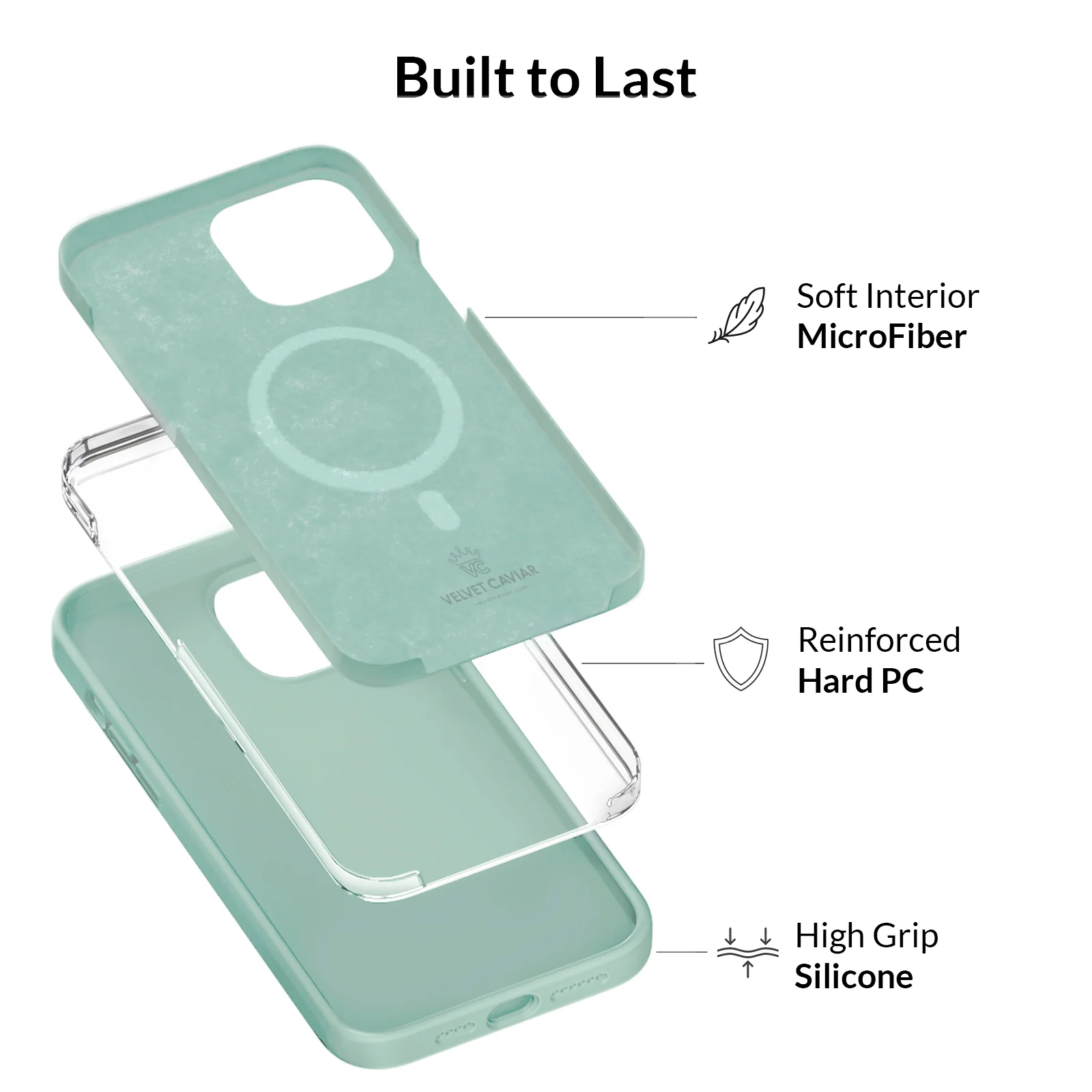 Mint Silicone iPhone Case - Image 21
