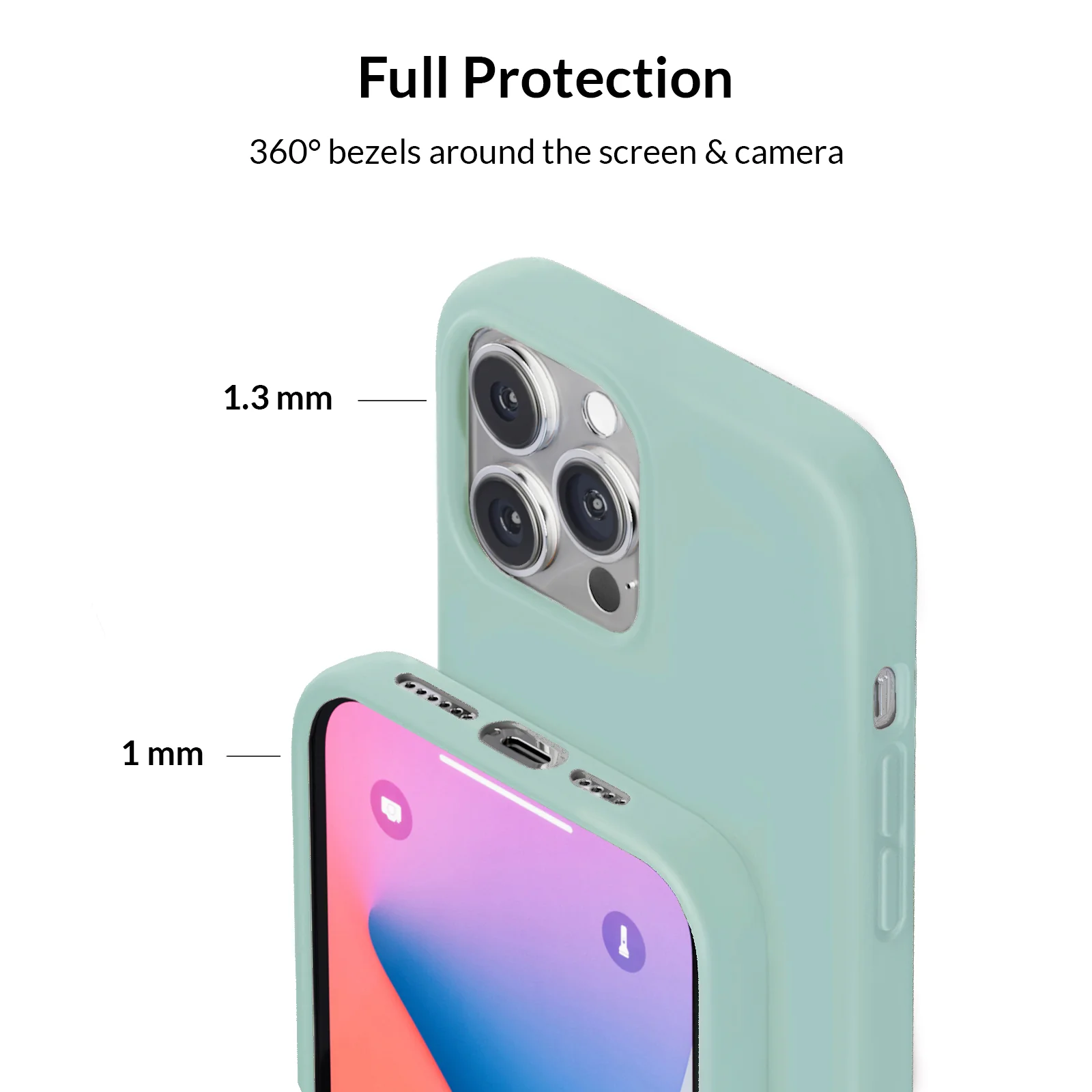 Mint Silicone iPhone Case - Image 4