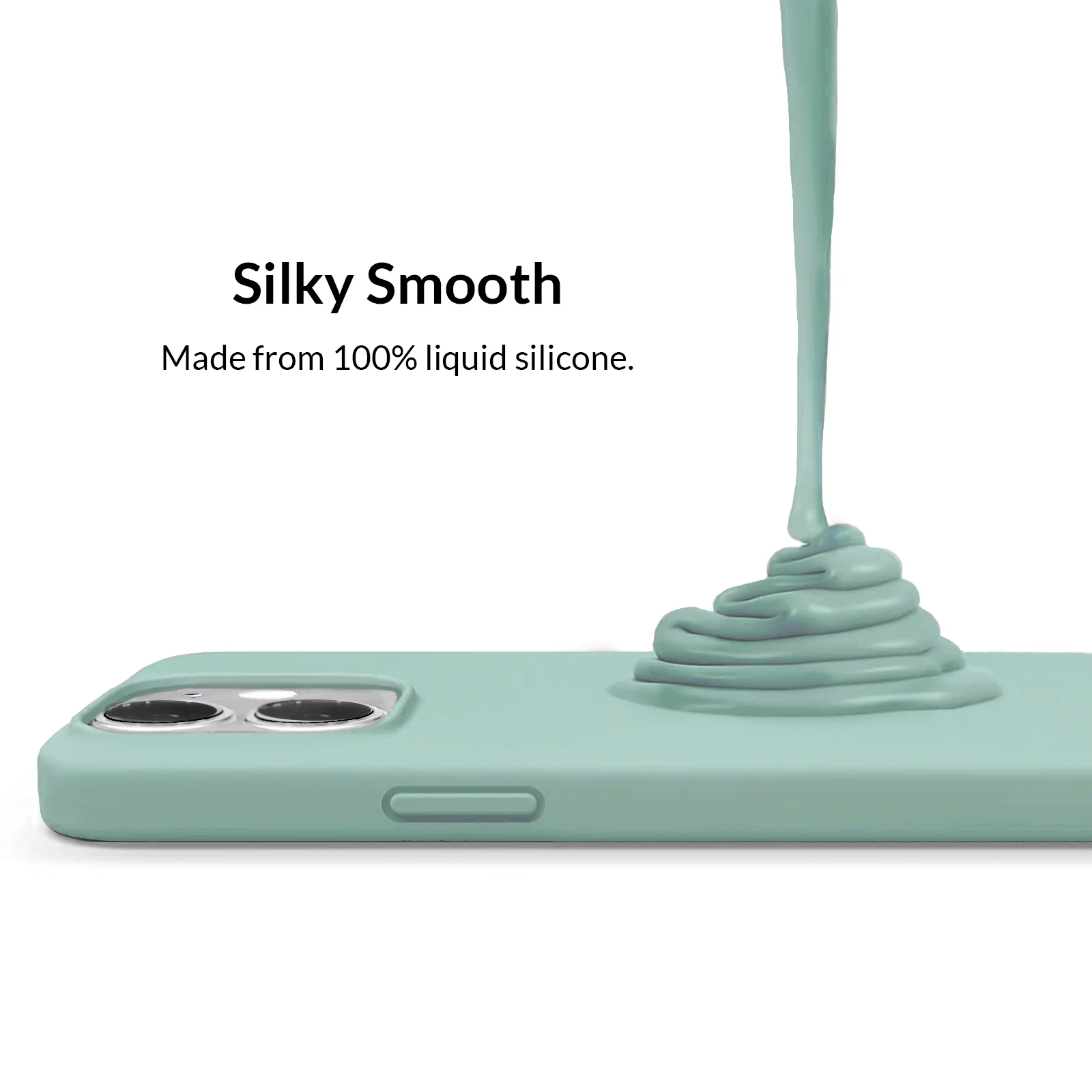 Mint Silicone iPhone Case - Image 59