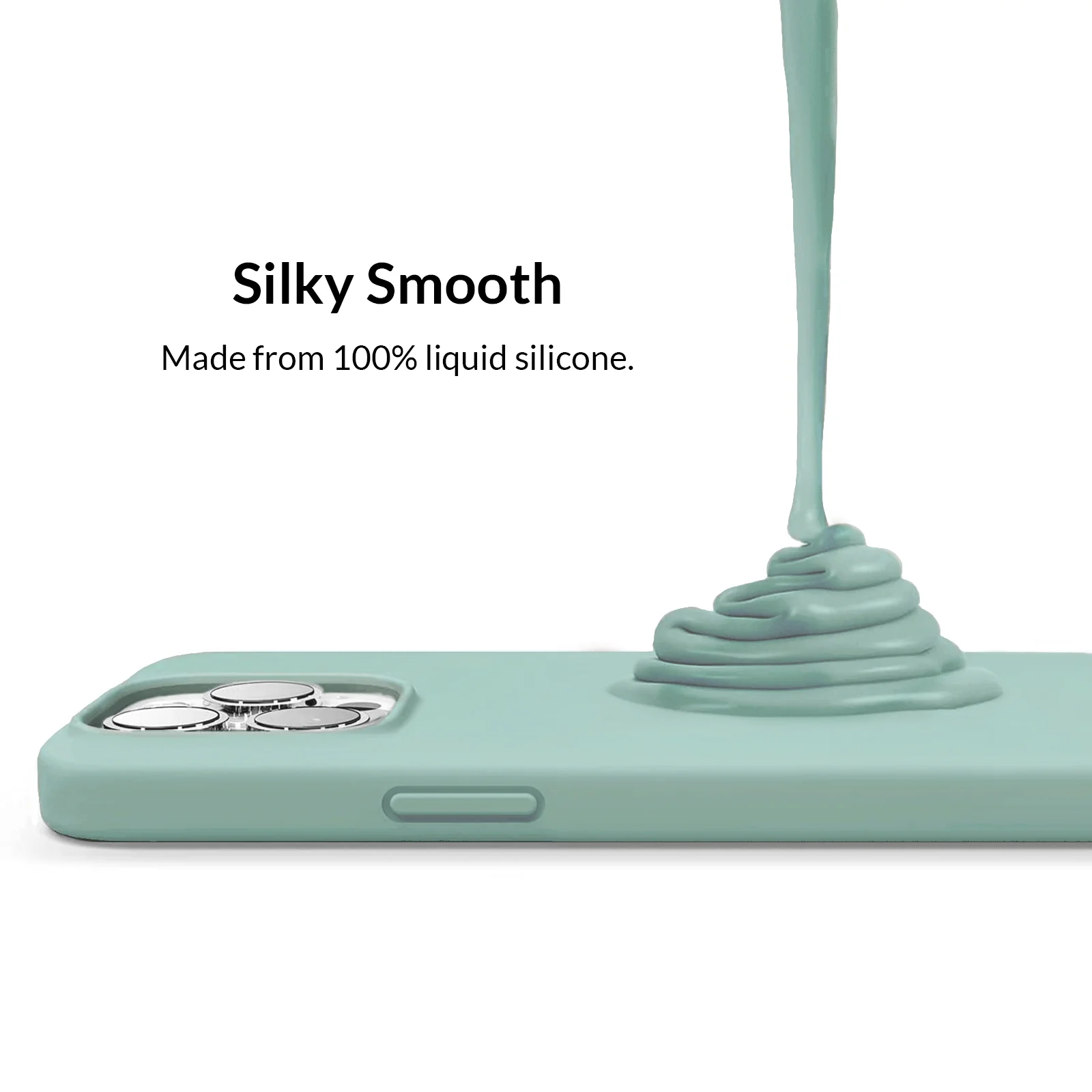 Mint Silicone iPhone Case - Image 71