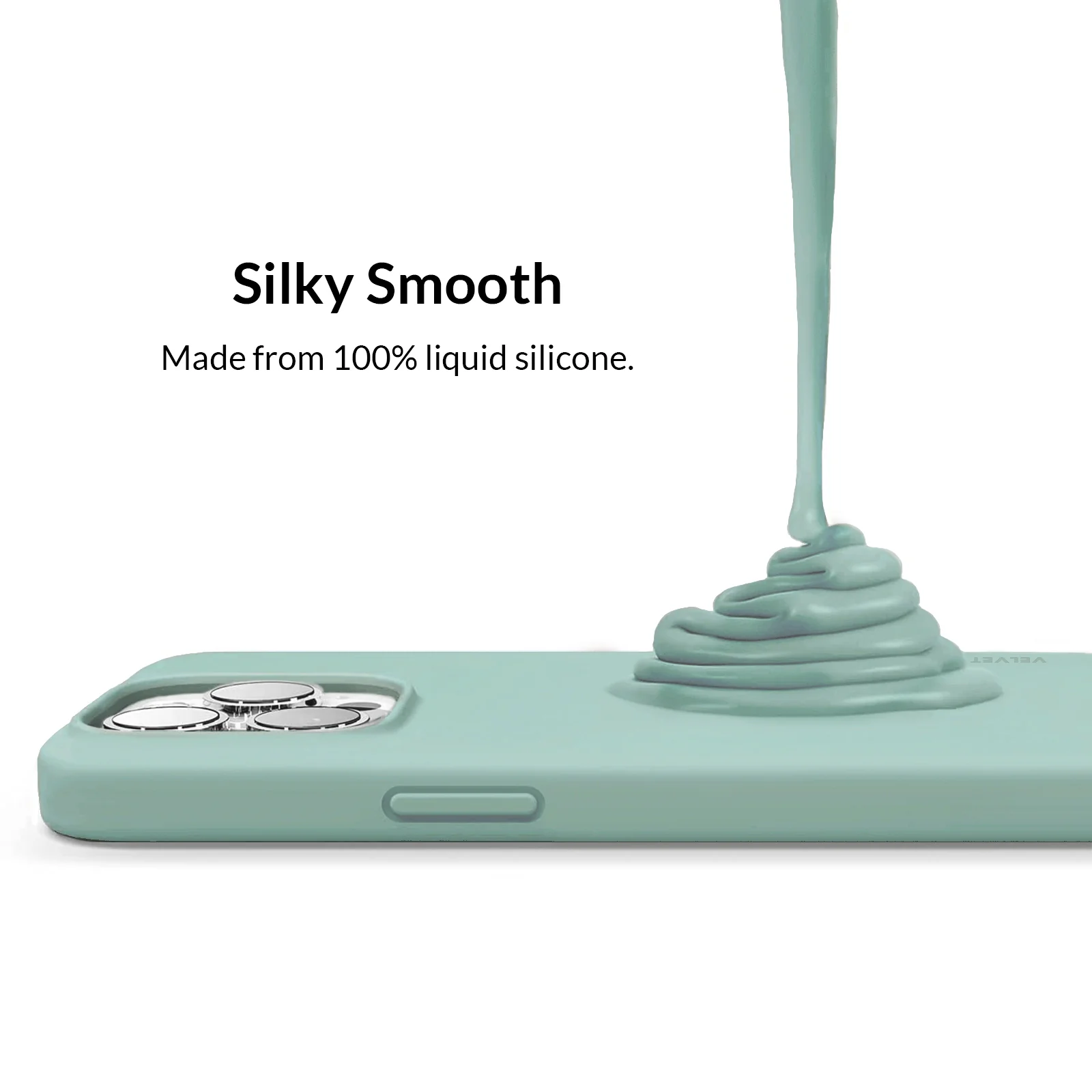 Mint Silicone iPhone Case - Image 91