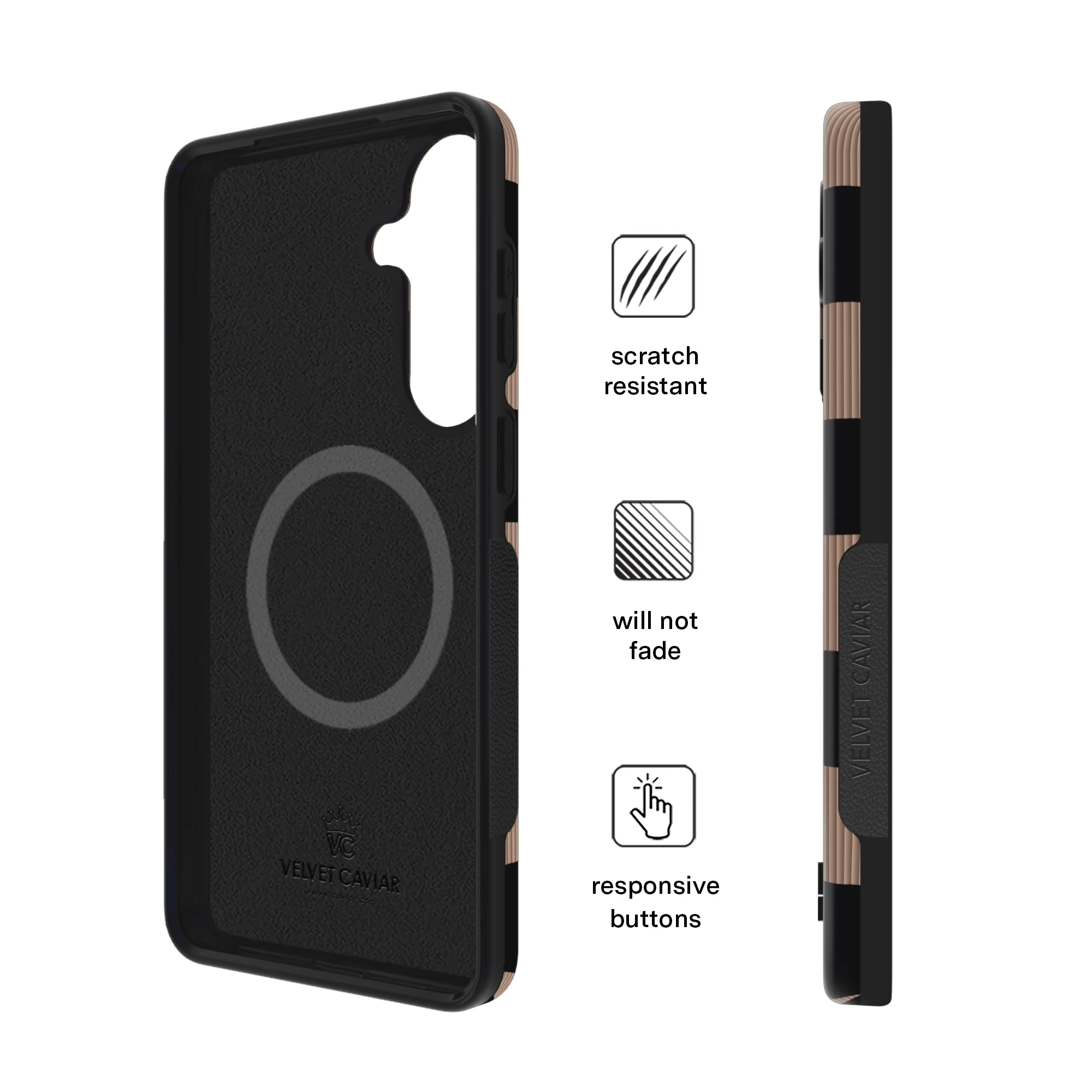Mocha Vibe Checkered Samsung Case - Image 94