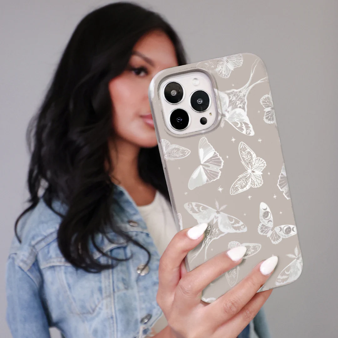 Moonlight Moths iPhone Case - Image 92