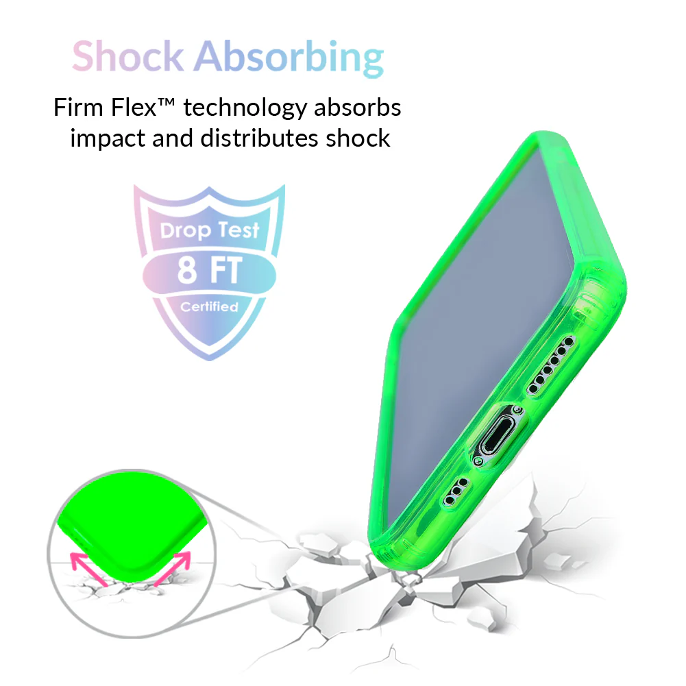 Neon Green Clear iPhone Case - Image 34