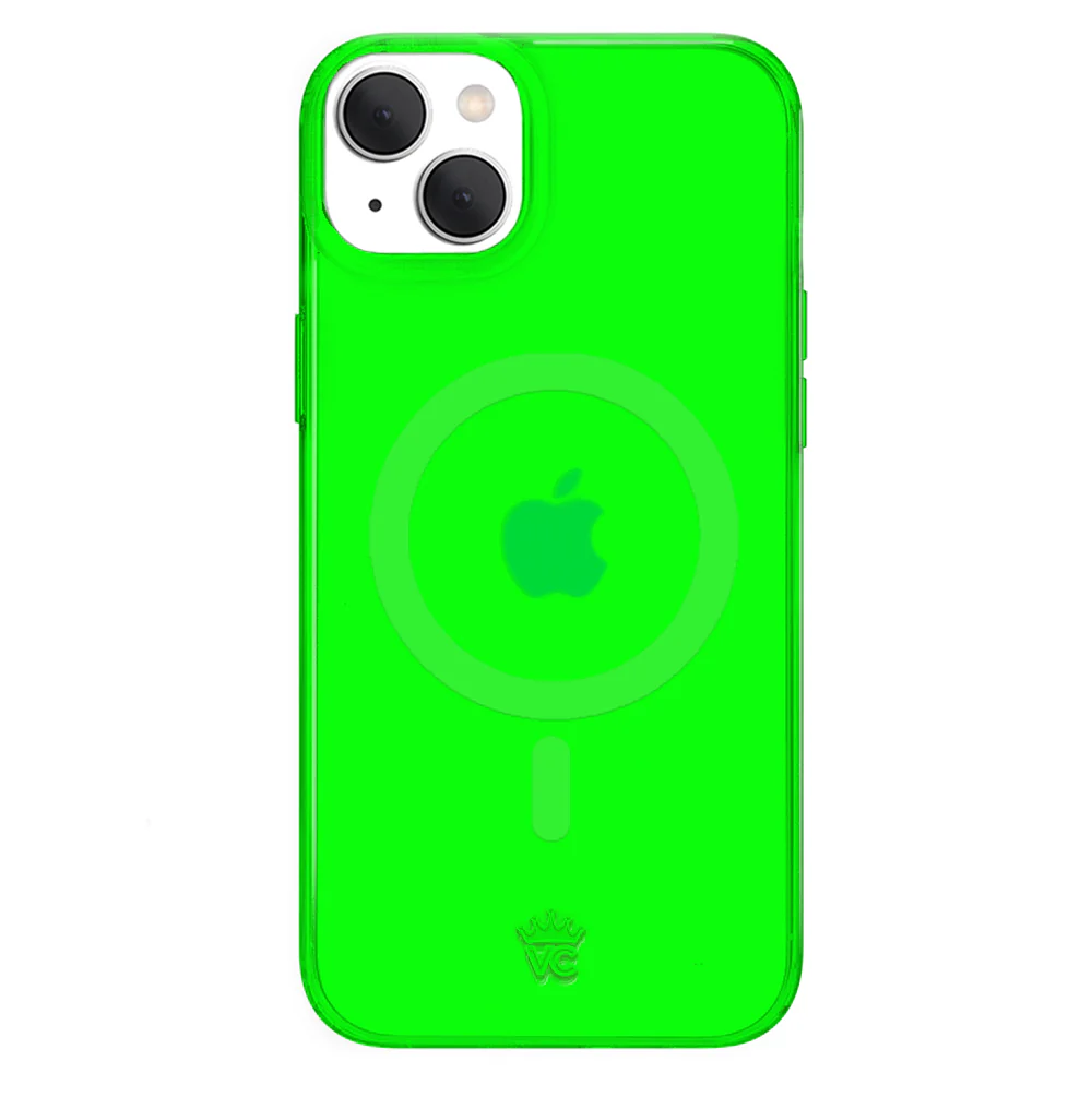 Neon Green Clear iPhone Case - Image 65