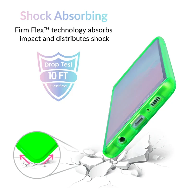 Neon Green Clear Samsung Case - Image 13
