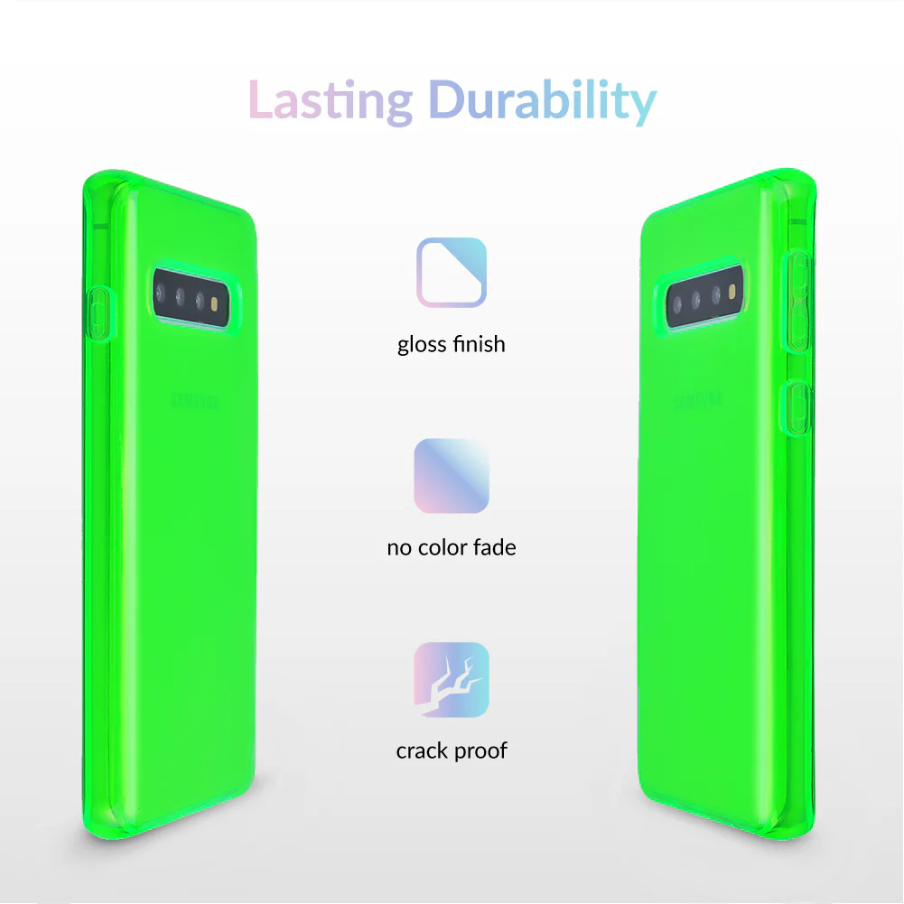 Neon Green Clear Samsung Case - Image 16