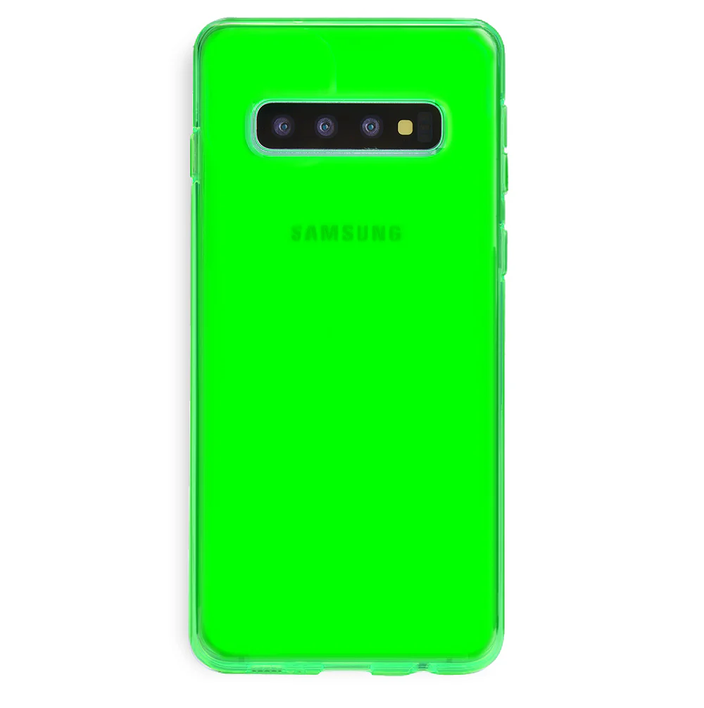 Neon Green Clear Samsung Case - Image 19