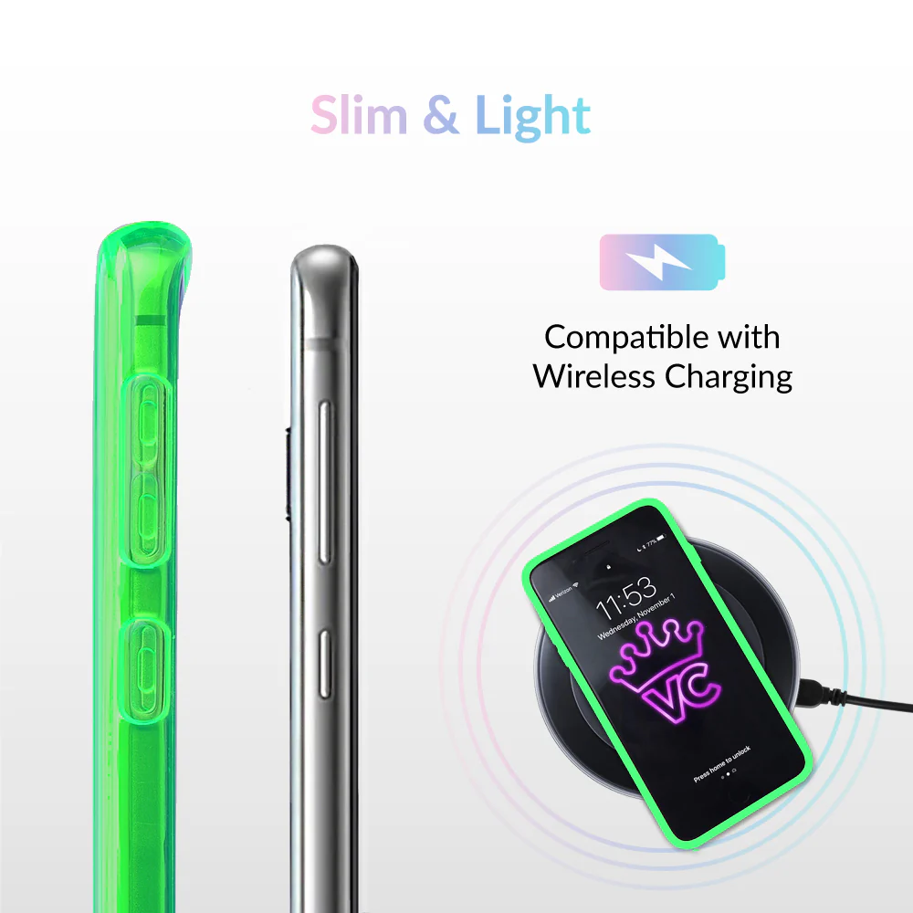 Neon Green Clear Samsung Case - Image 23