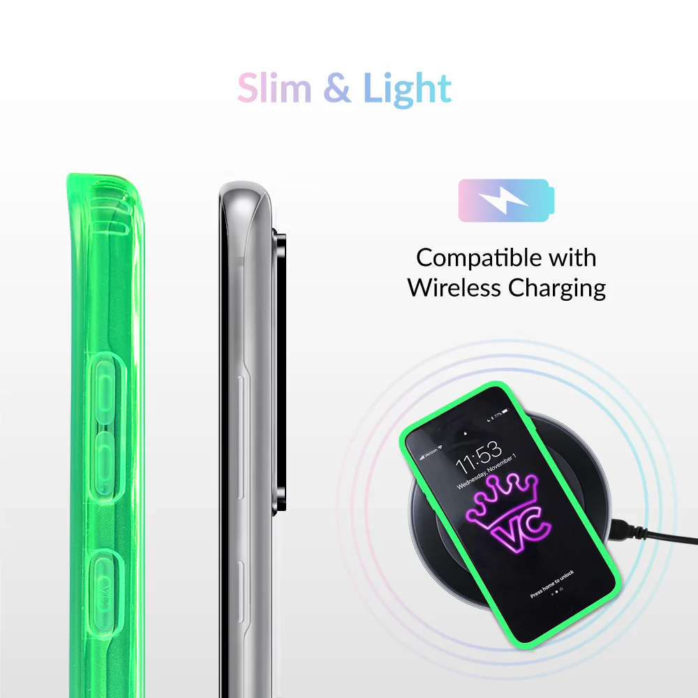 Neon Green Clear Samsung Case - Image 66
