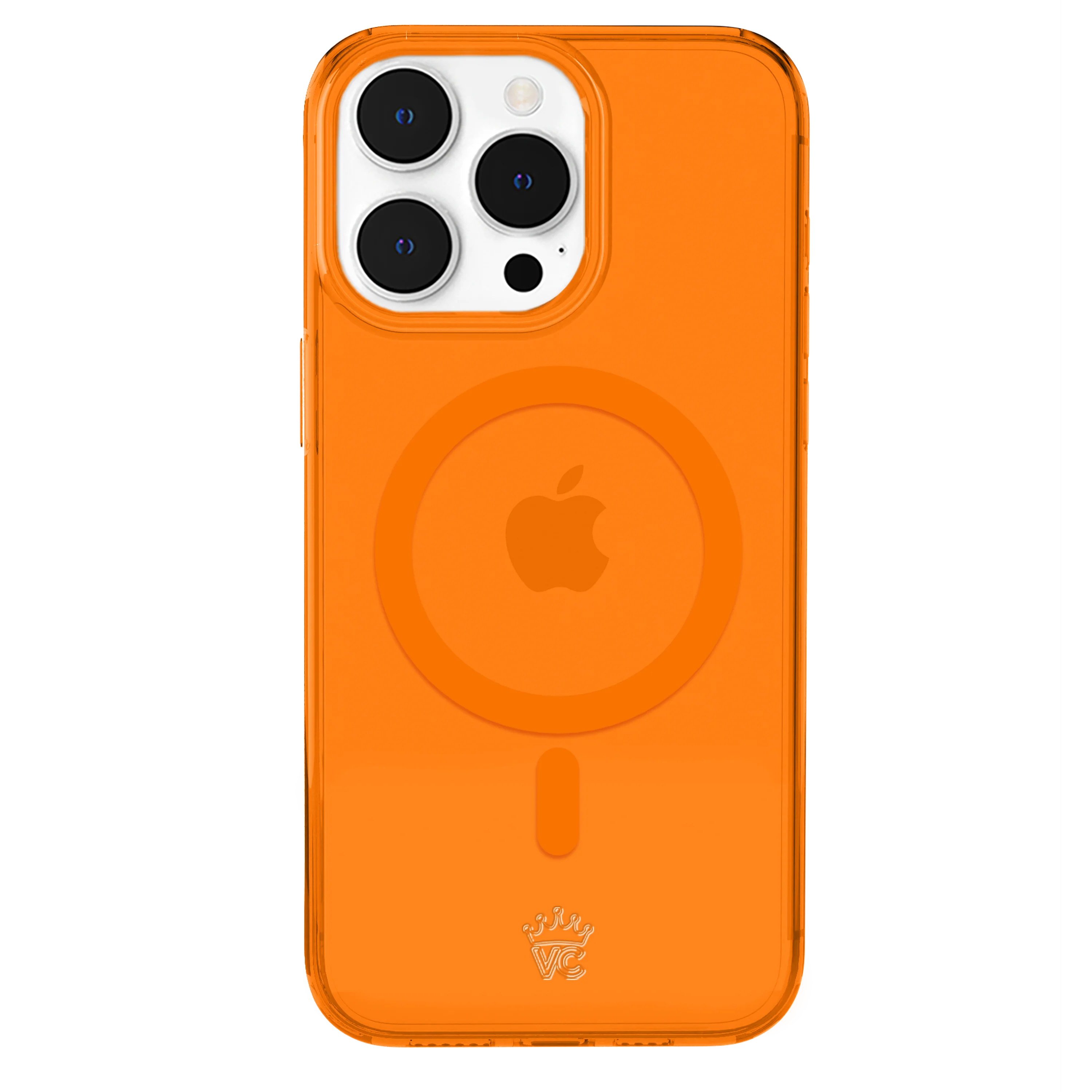 Neon Orange Clear iPhone Case - Image 112