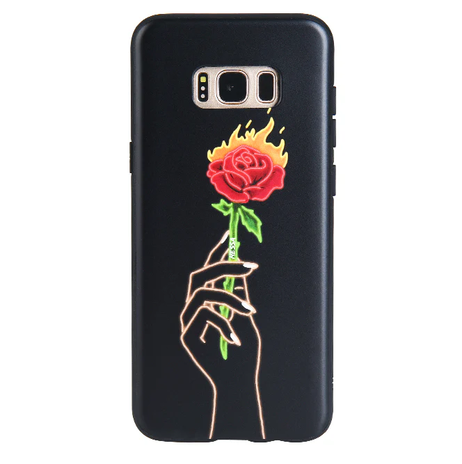 Neon Rose iPhone Case by Nessa - Image 51
