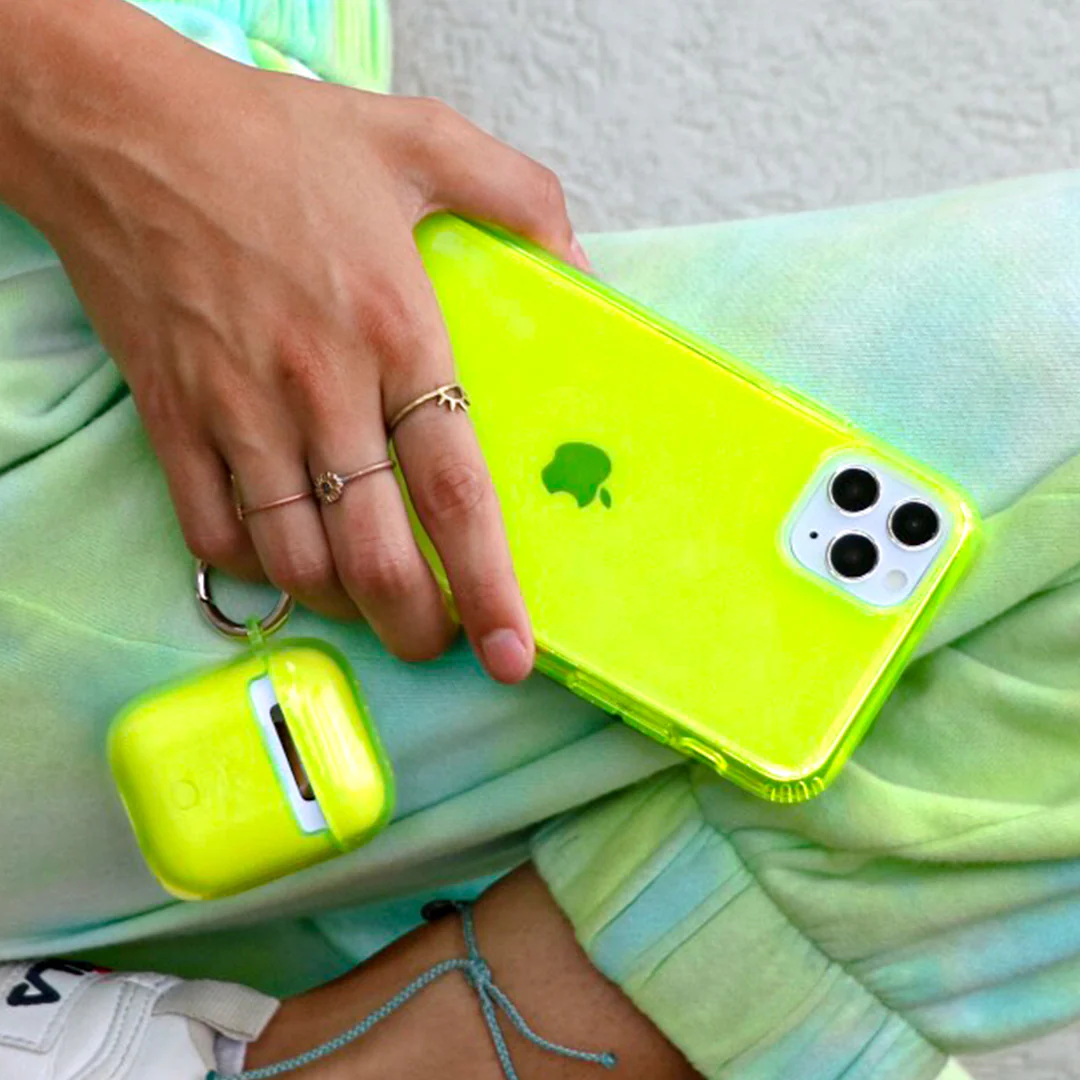 Neon Yellow AirPods Case - Image 7