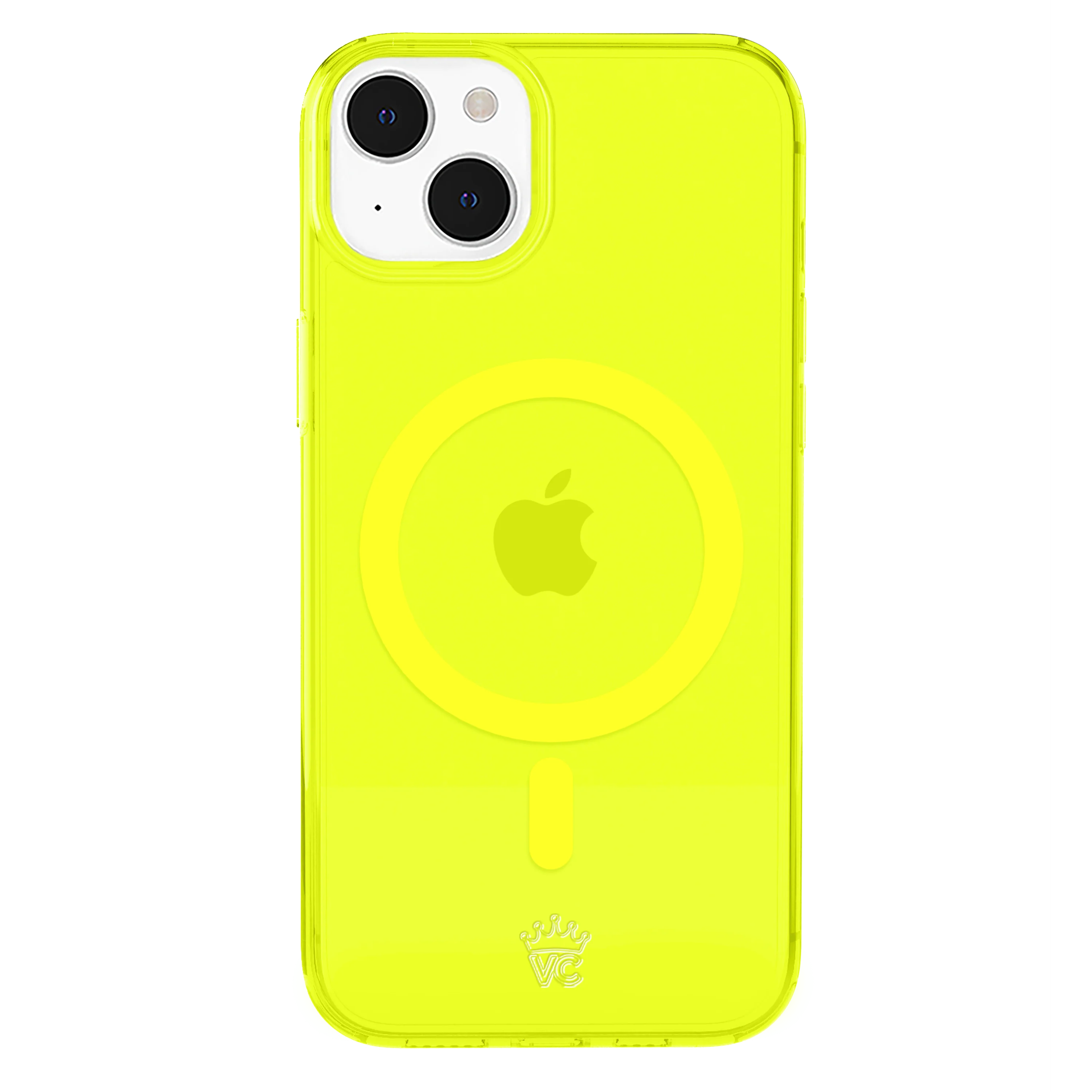 Neon Yellow Clear iPhone Case - Image 124