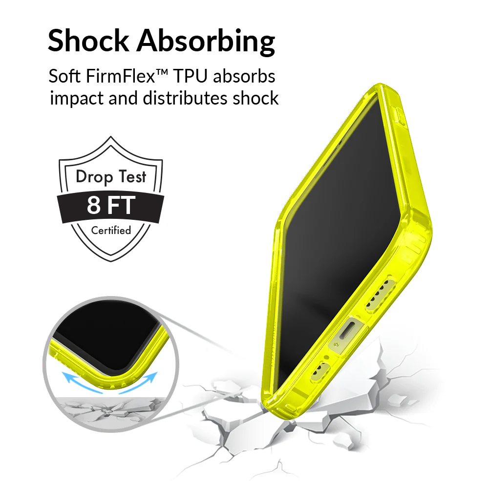 Neon Yellow Clear iPhone Case - Image 54