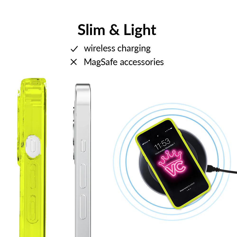Neon Yellow Clear iPhone Case - Image 75