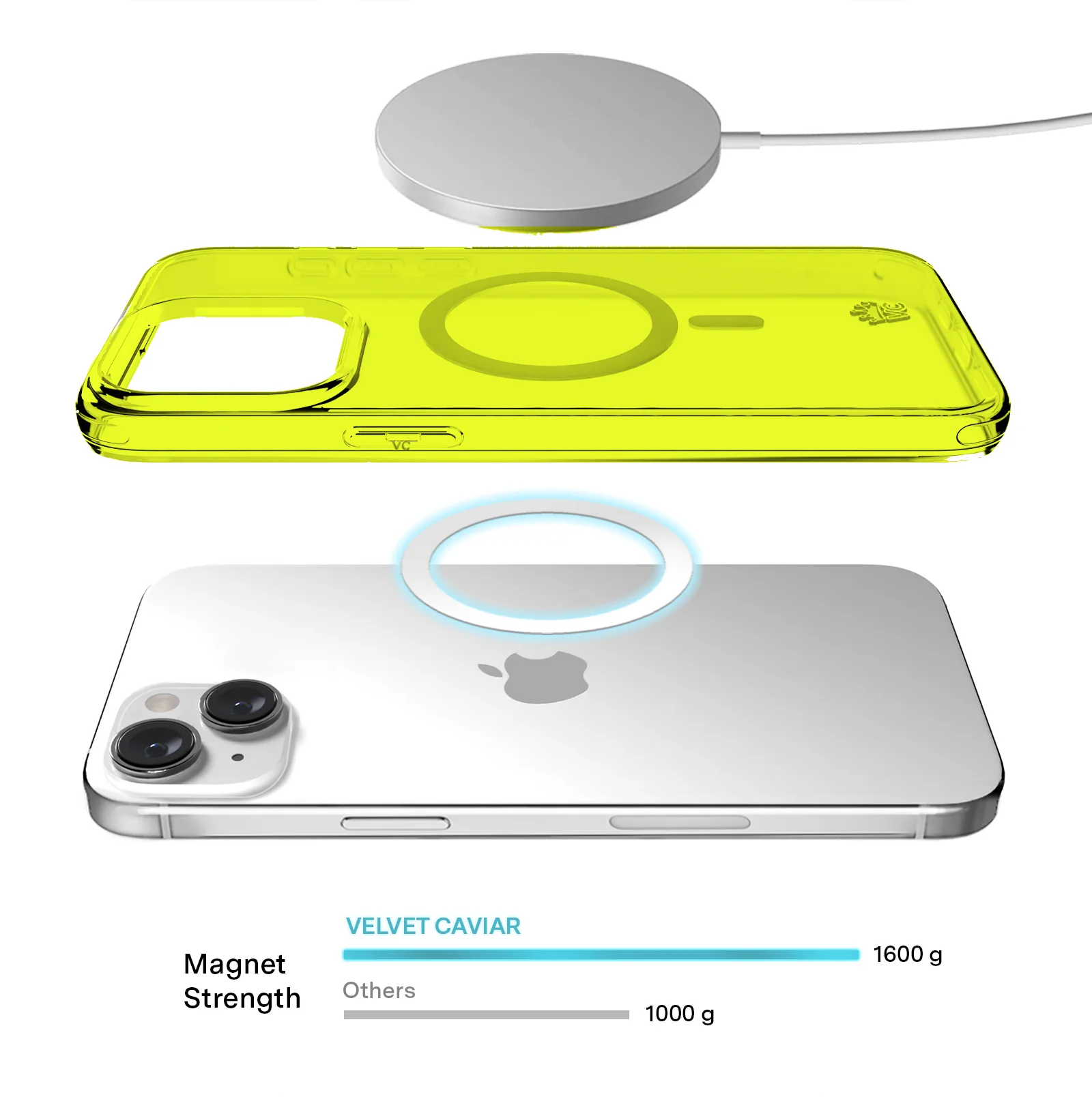Neon Yellow Clear iPhone Case - Image 79