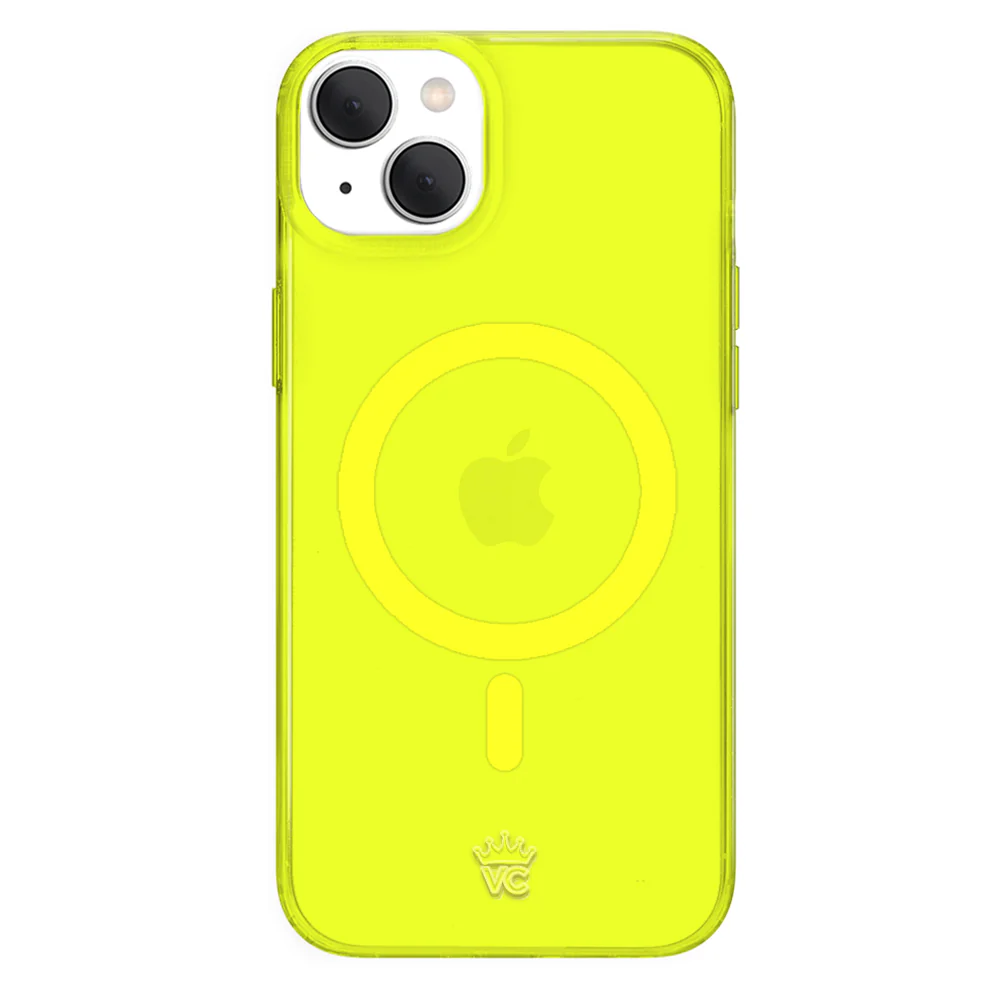 Neon Yellow Clear iPhone Case - Image 82
