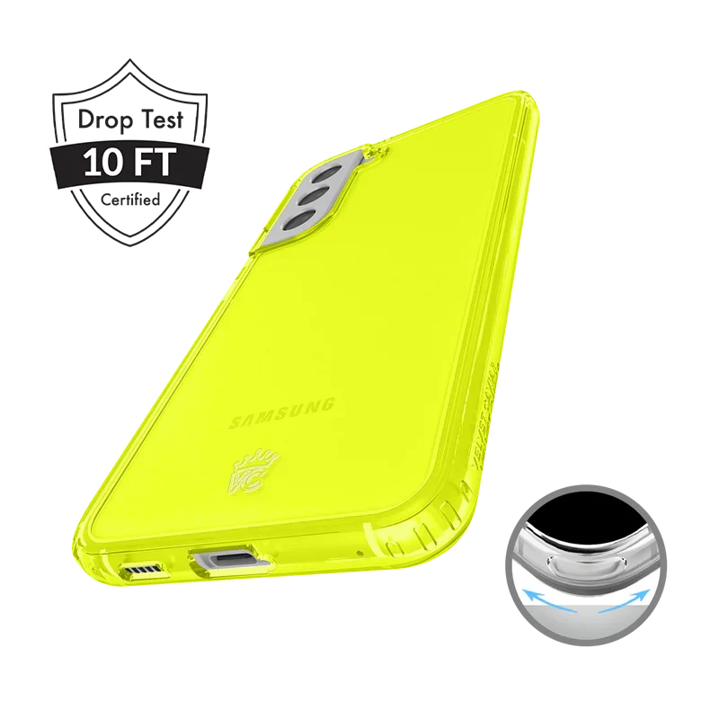 Neon Yellow Clear Samsung Case - Image 105