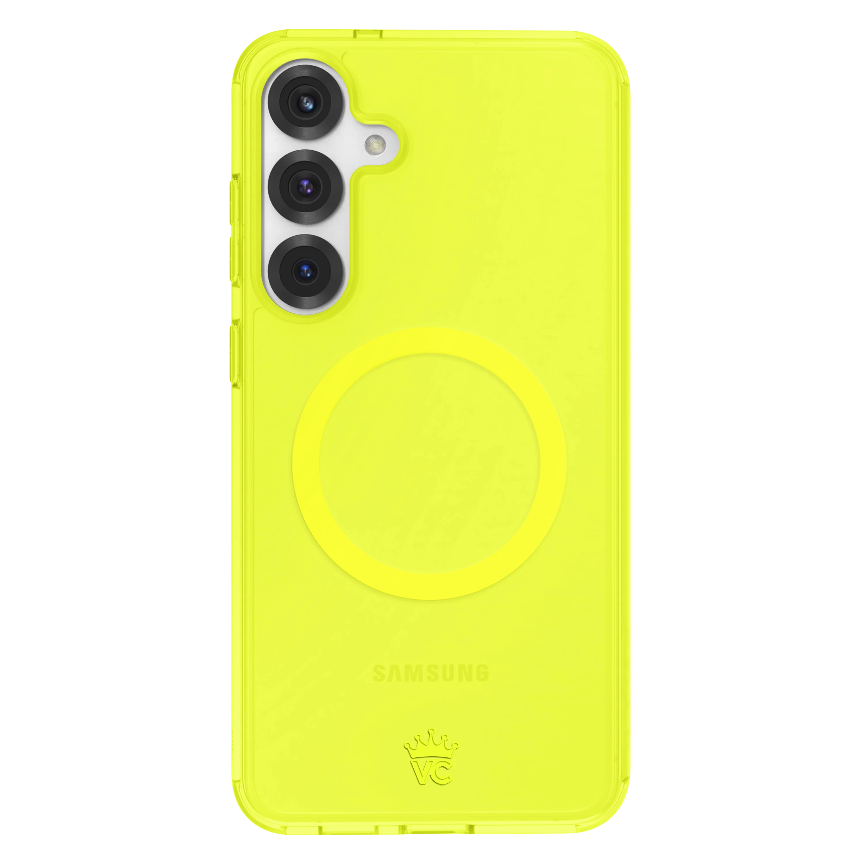 Neon Yellow Clear Samsung Case - Image 106