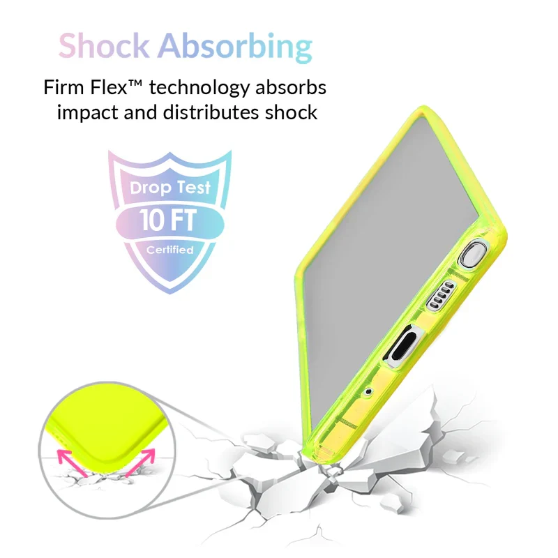 Neon Yellow Clear Samsung Case - Image 29
