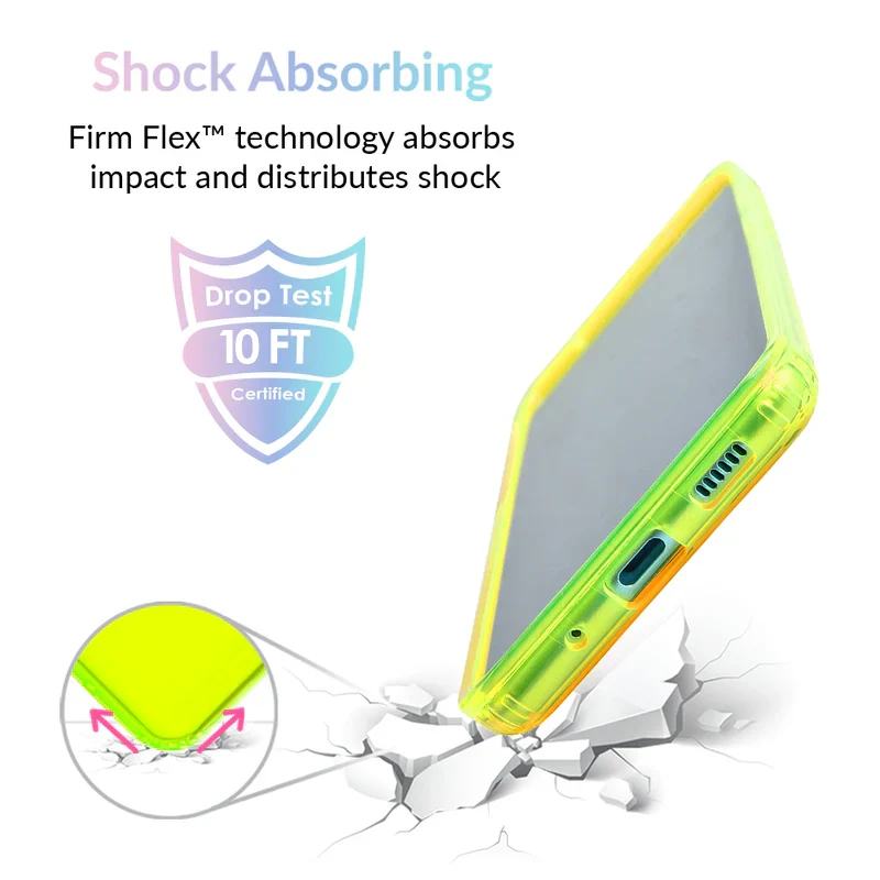 Neon Yellow Clear Samsung Case - Image 40