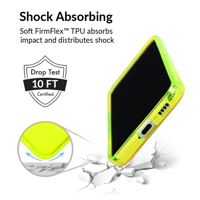 Neon Yellow Clear Samsung Case - Image 79