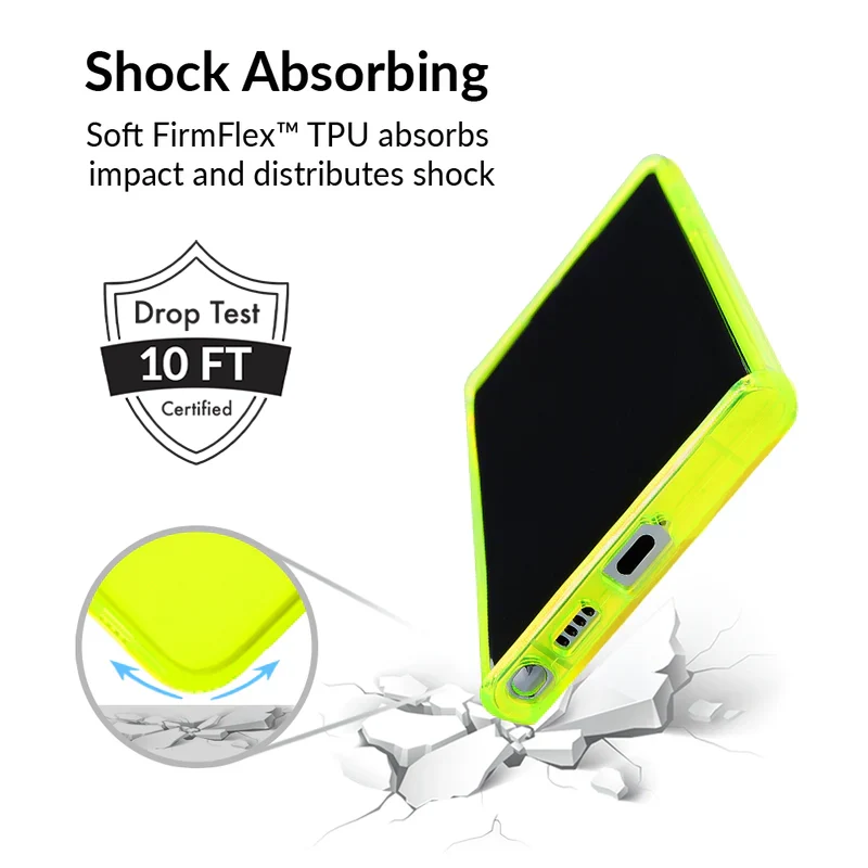Neon Yellow Clear Samsung Case - Image 84