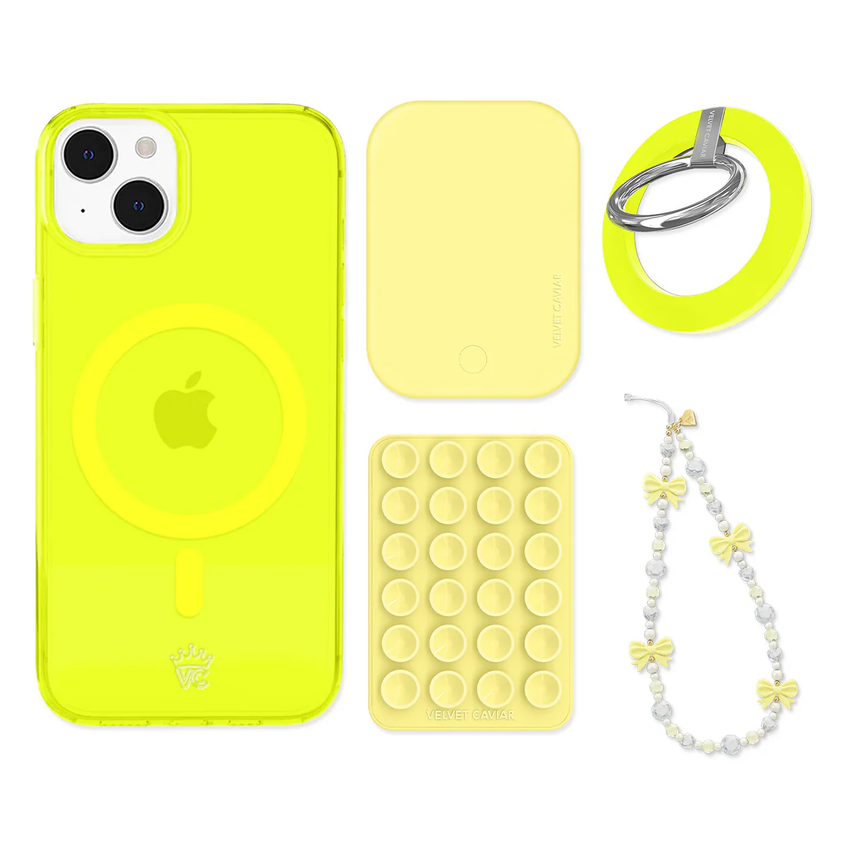 Neon Yellow iPhone Bundle Set - Grip - Image 11