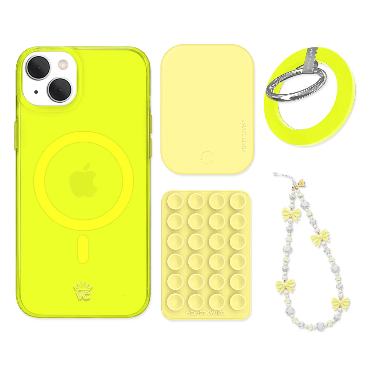 Neon Yellow iPhone Bundle Set - Grip - Image 8