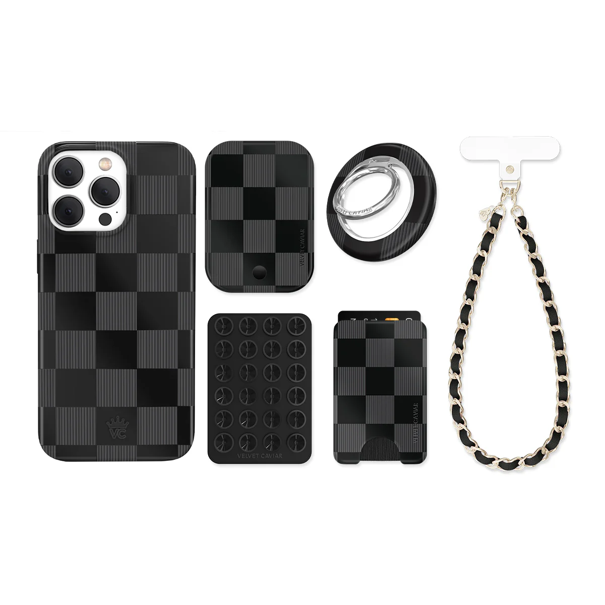 Noir Vibe Checkered iPhone Bundle Set - Image 14