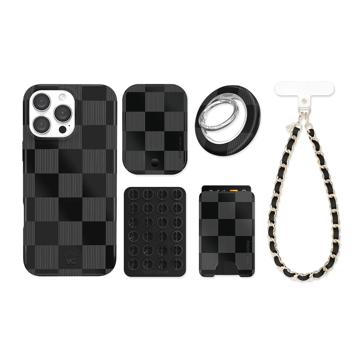 Noir Vibe Checkered iPhone Bundle Set - Image 18