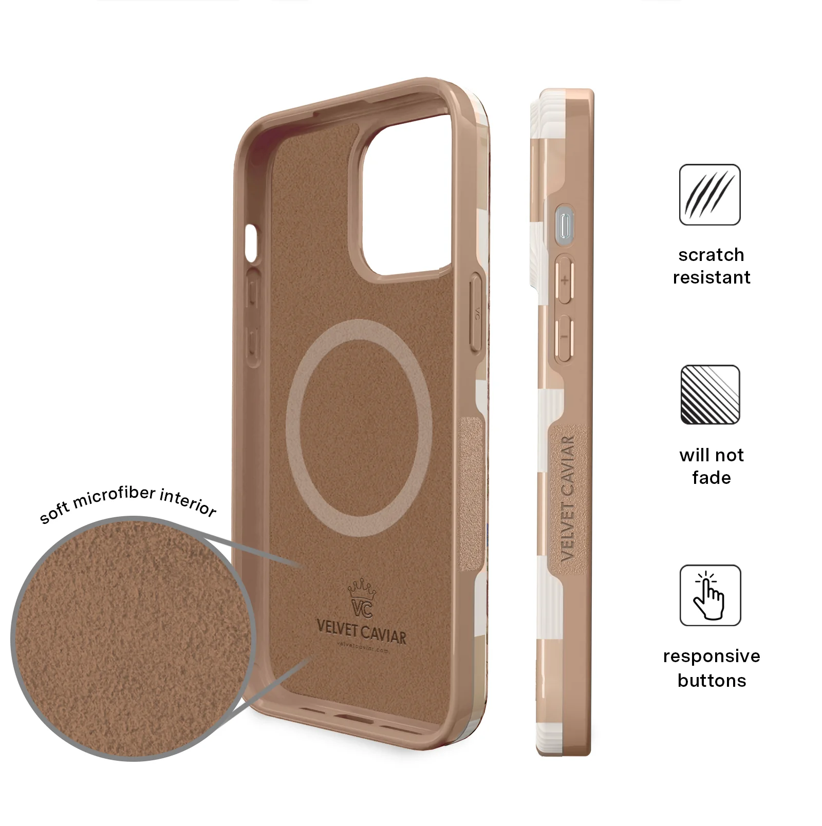 Nude Vibe Checker iPhone Case - Image 30