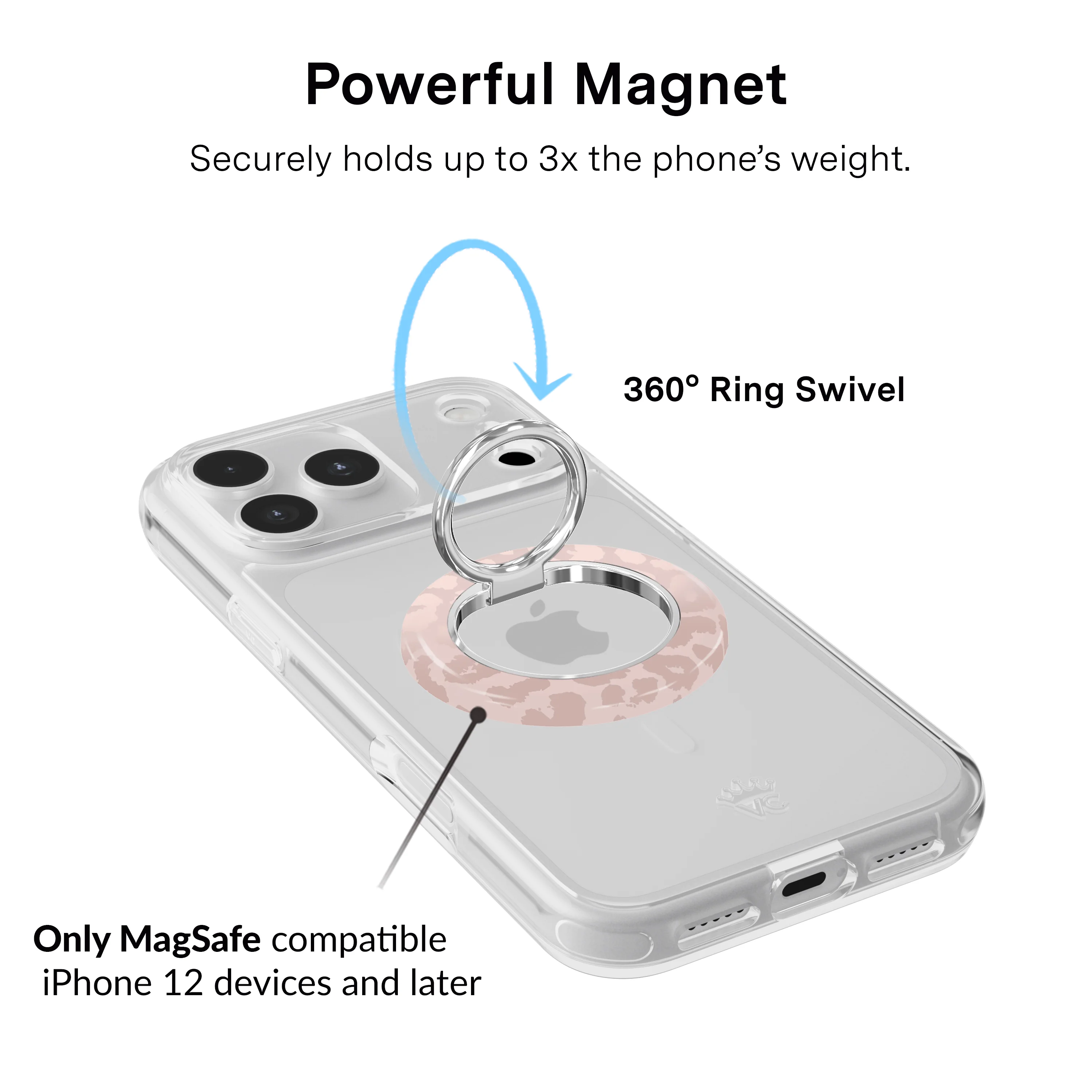 Nude Leopard MagSafe Grip Ring - Image 2