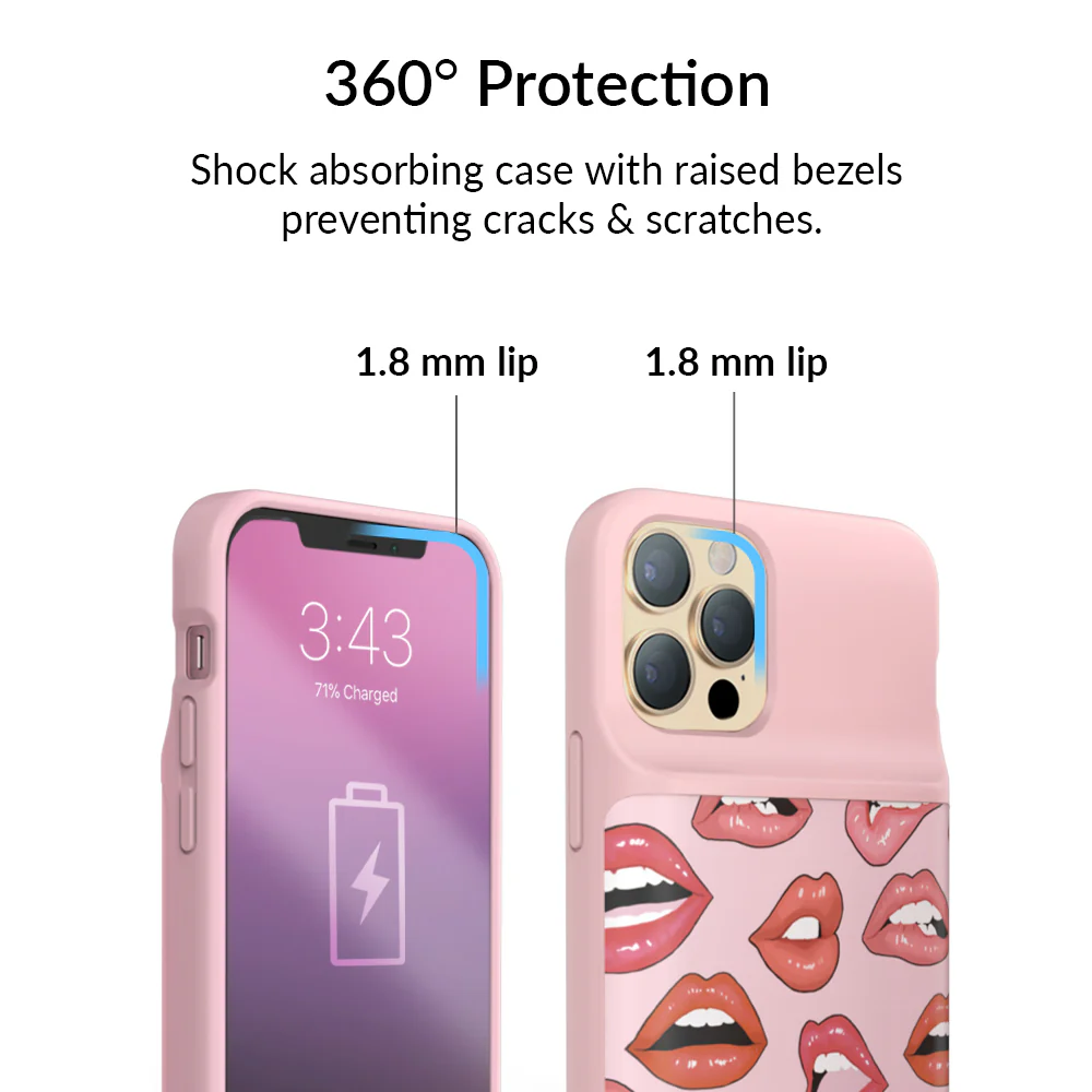 Nude Lips iPhone Charging Case - Image 40