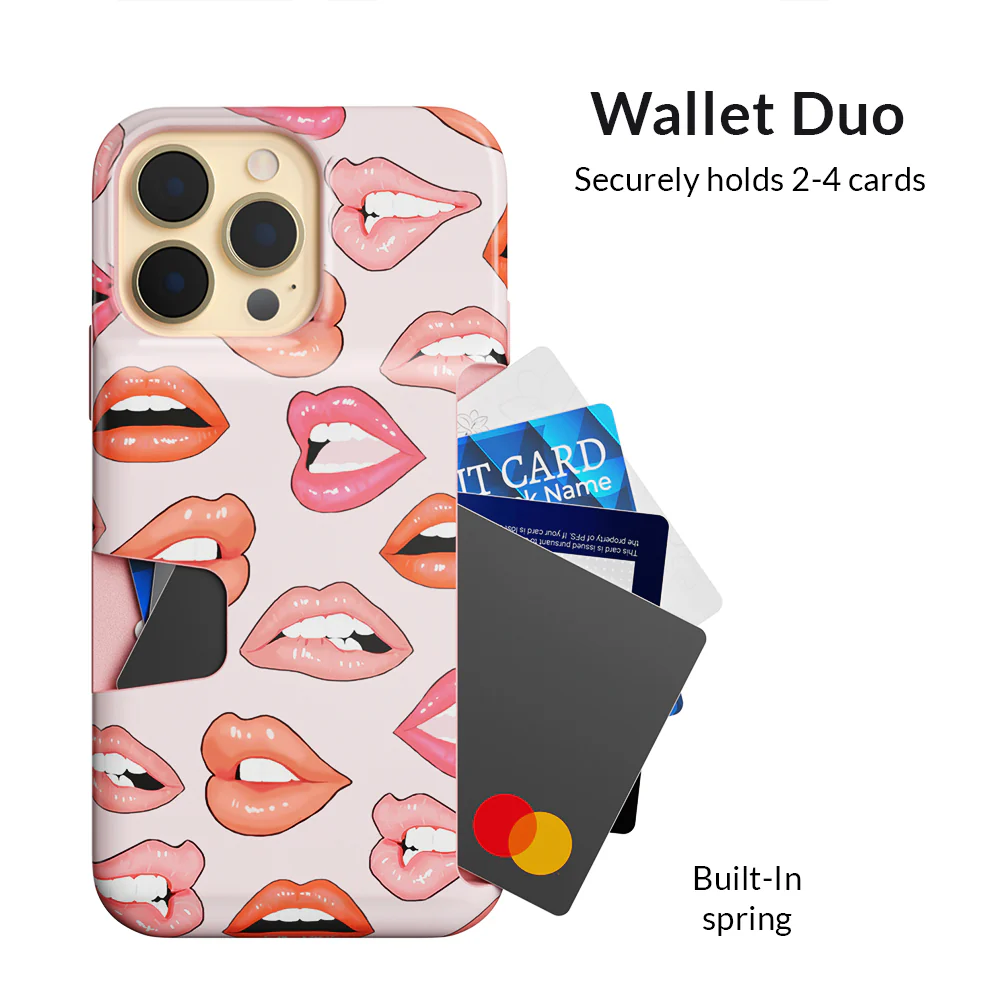 Nude Lips iPhone Wallet Case - Image 123