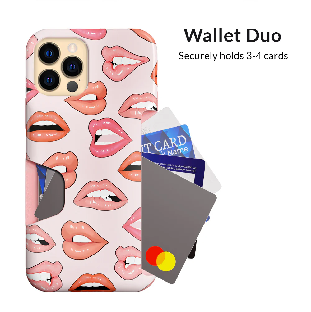 Nude Lips iPhone Wallet Case - Image 35