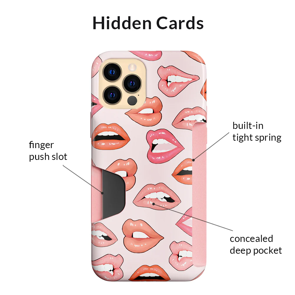 Nude Lips iPhone Wallet Case - Image 52