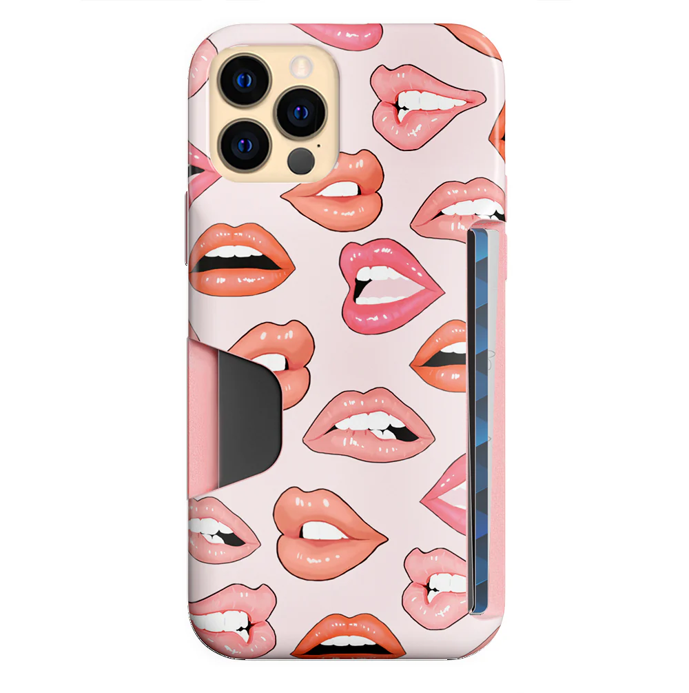 Nude Lips iPhone Wallet Case - Image 57