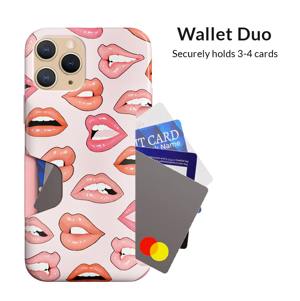Nude Lips iPhone Wallet Case - Image 91