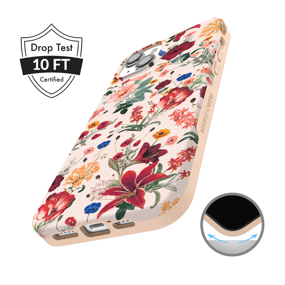 Nude Vintage Floral iPhone Case - Image 122