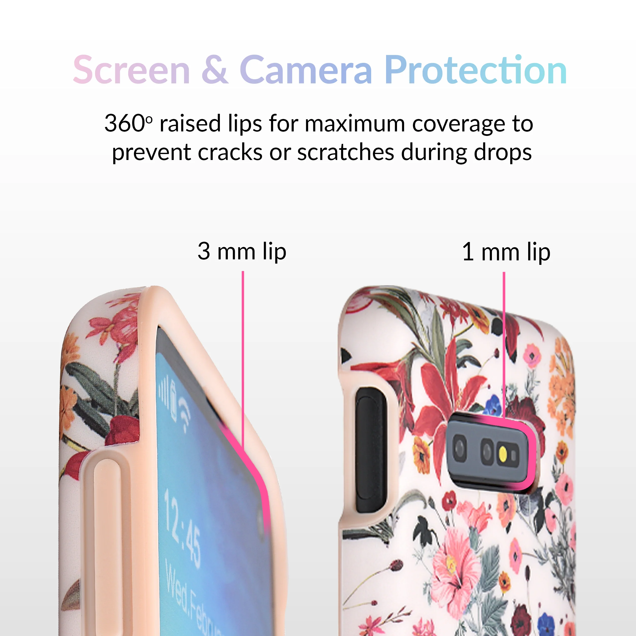 Nude Vintage Floral Samsung Galaxy Case - Image 44